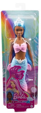 Mattel GmbH Meerjungfrauenpuppe Mattel HGR12 - Barbie Dreamtopia Meerjungfrau Puppe (blaue Haare)