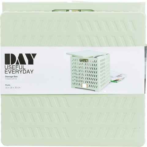 DAY - USEFUL EVERYDAY Aufbewahrungsbox Aufbewahrungsbox mit Deckel mint quadratisch 30 x 30 cm