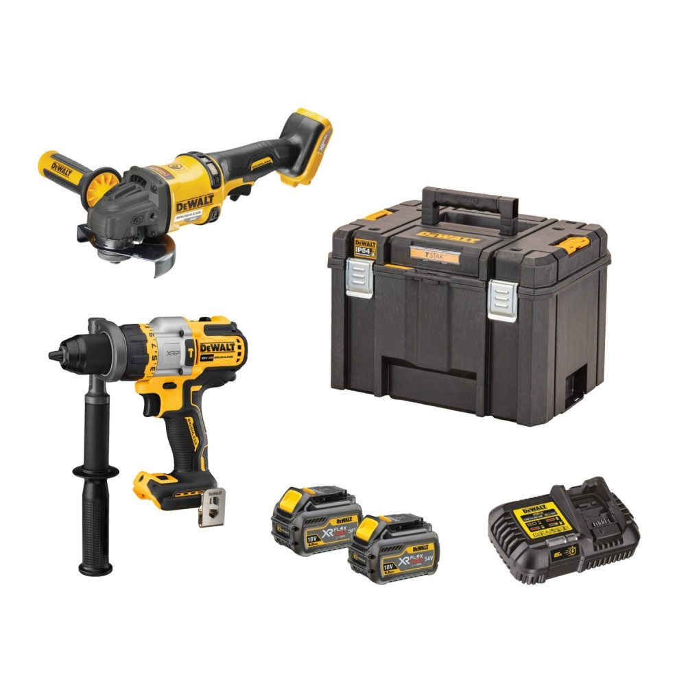 DeWalt Akku-Schlagbohrschrauber DCK2016T2T-QW Akku-Schlagbohrschrauber-Set 54V 108Wh