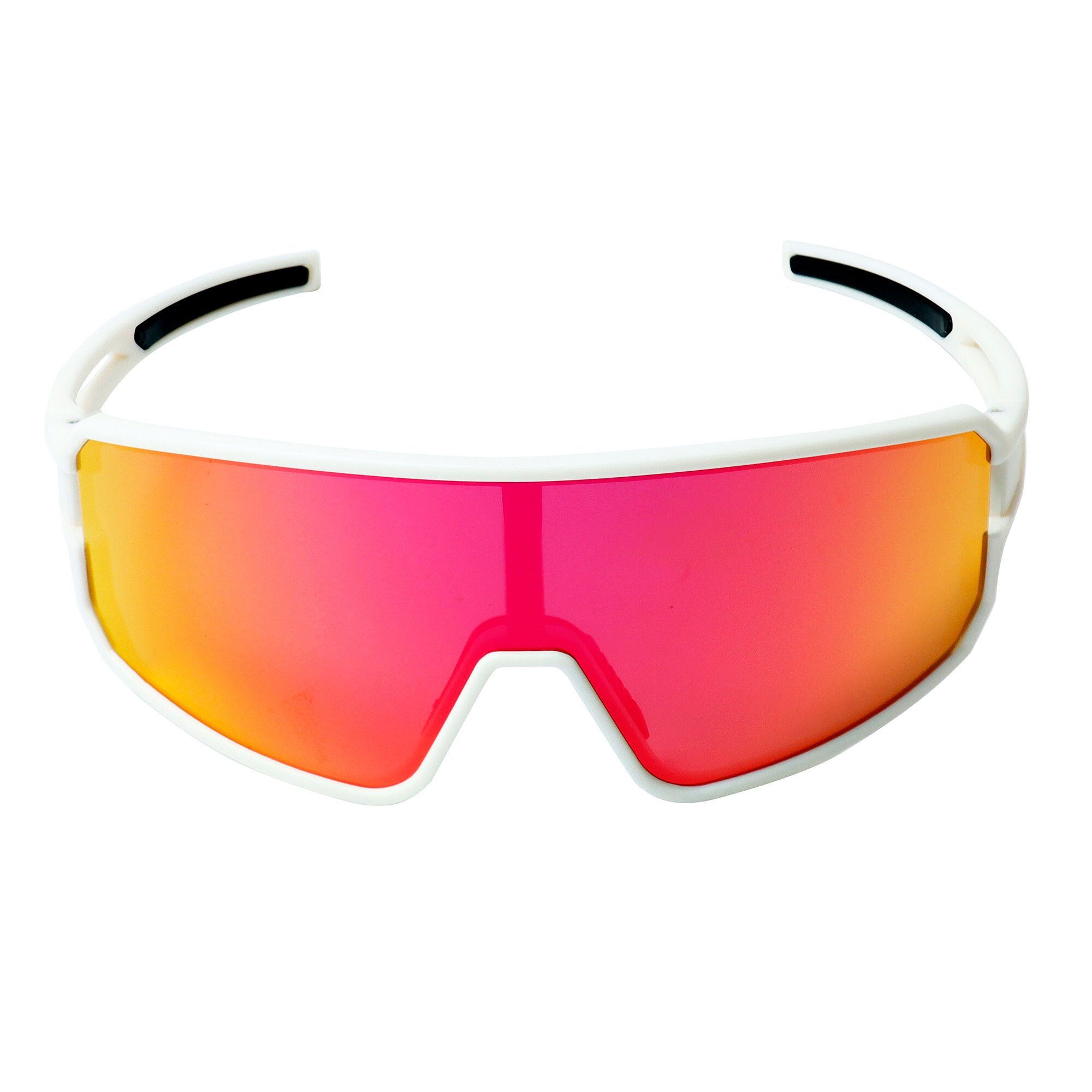 creme white/pink, Sportbrille YEAZ Schutz Sicht bei optimierter sport-sonnenbrille SUNWAVE Guter