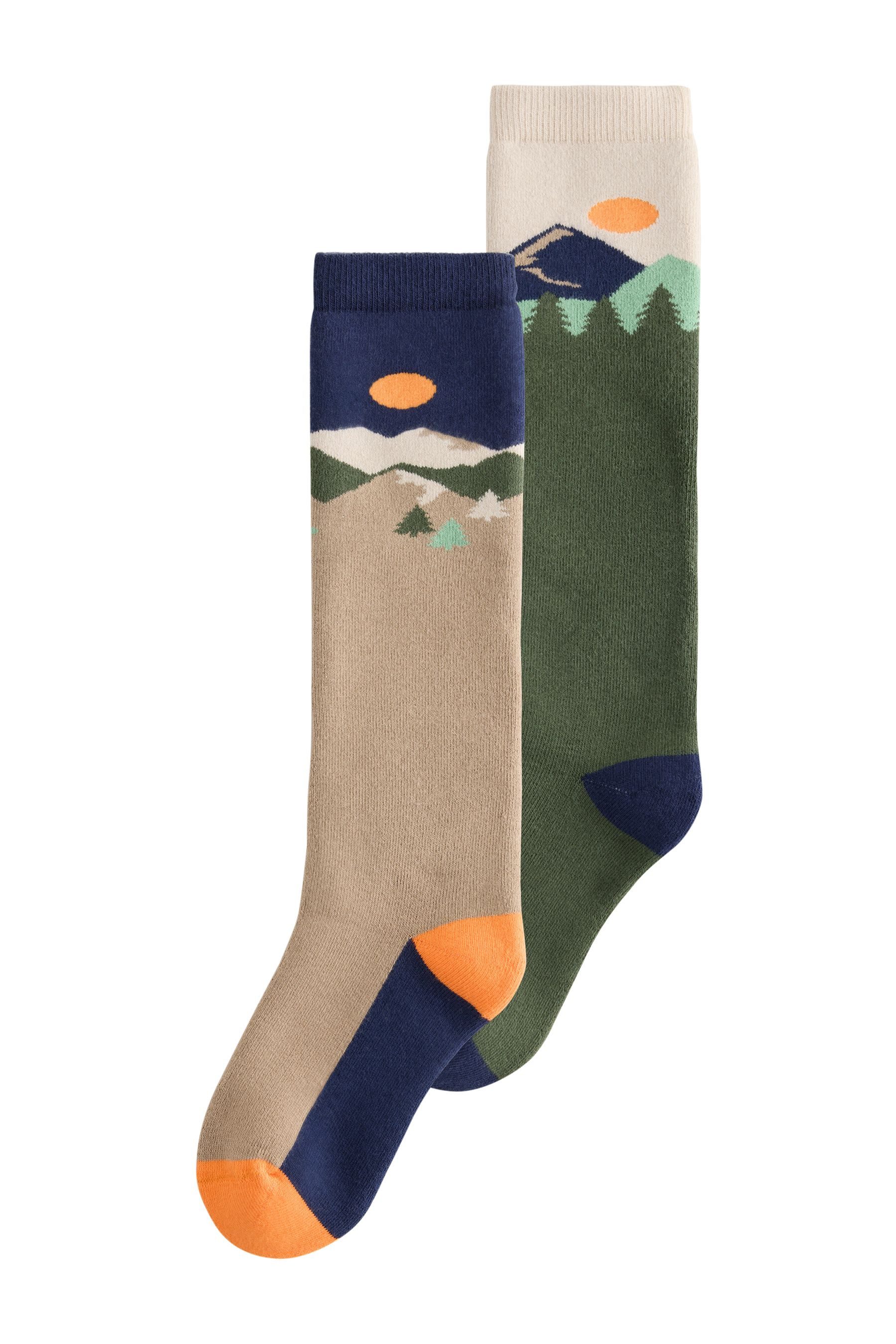 Next Kuschelsocken Gummistiefelsocken, 2er-Pack (2-Paar)