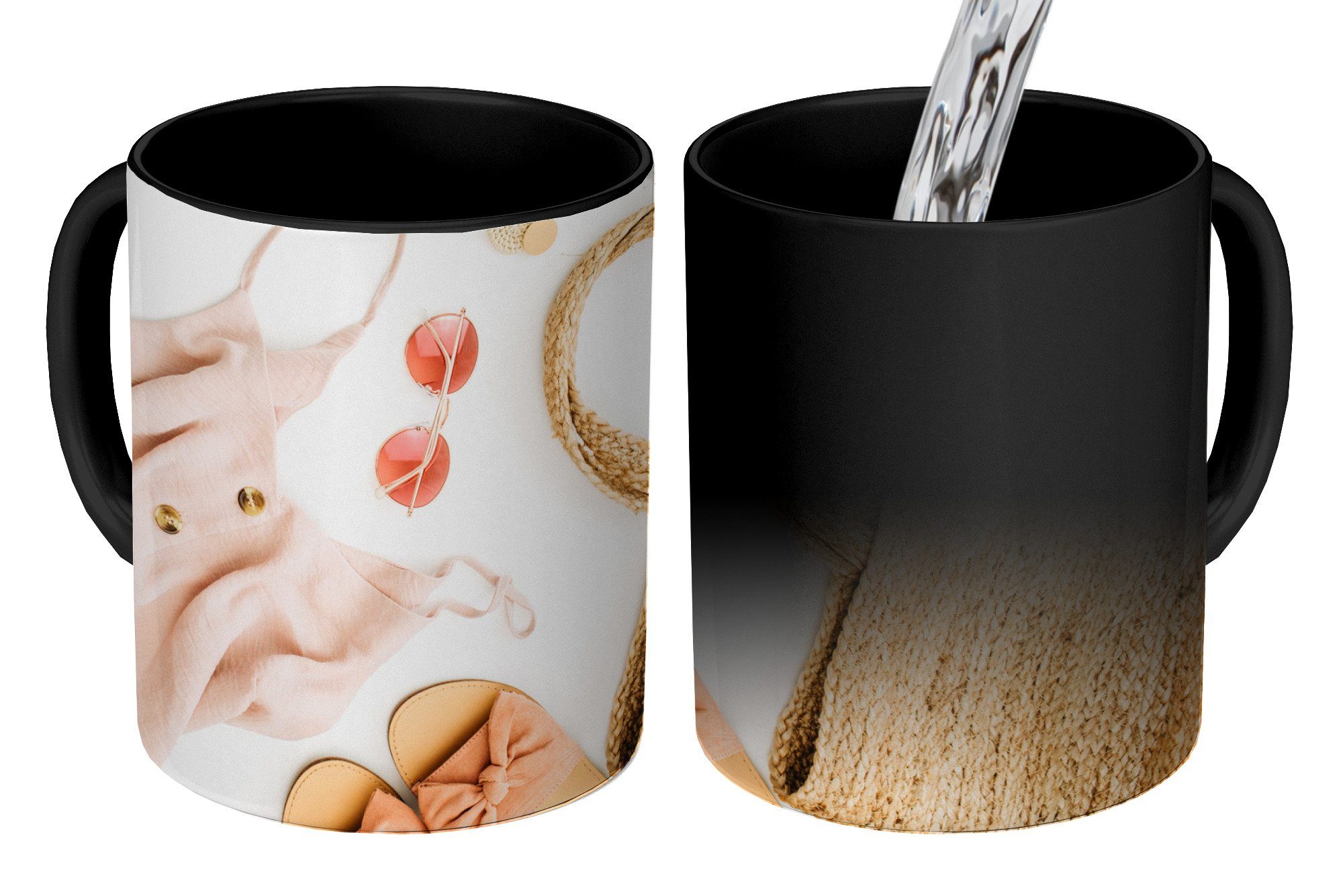- Keramik, Kaffeetassen, Sonnenbrille - Zaubertasse, Tasse Tasche Farbwechsel, Hausschuhe, MuchoWow Geschenk Teetasse,