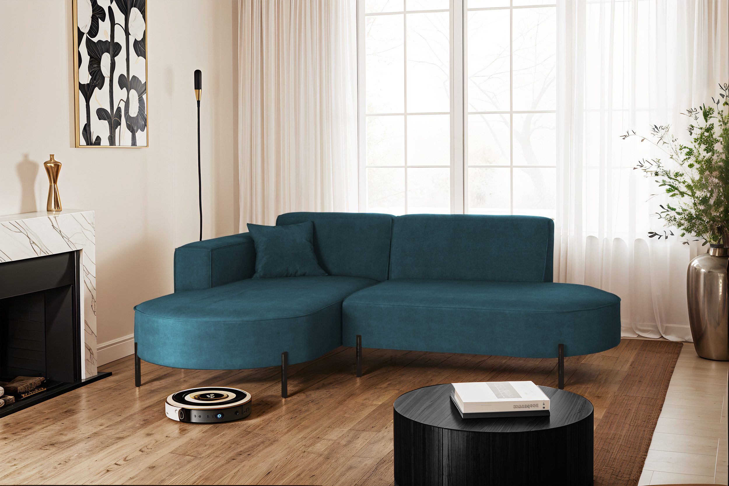 Kaiser Möbel Ecksofa Sofa L-Form Designer günstig online kaufen