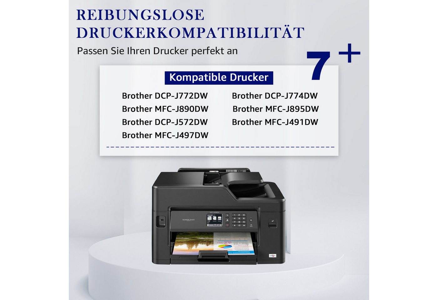 Thumbnail - MOOHO 12er Set ersetzt Brother LC-3213 LC3211 XL Tintenpatrone (5-tlg., für MFC-J491DW MFC-J497DW DCP-J772DW DCP-J774DW)