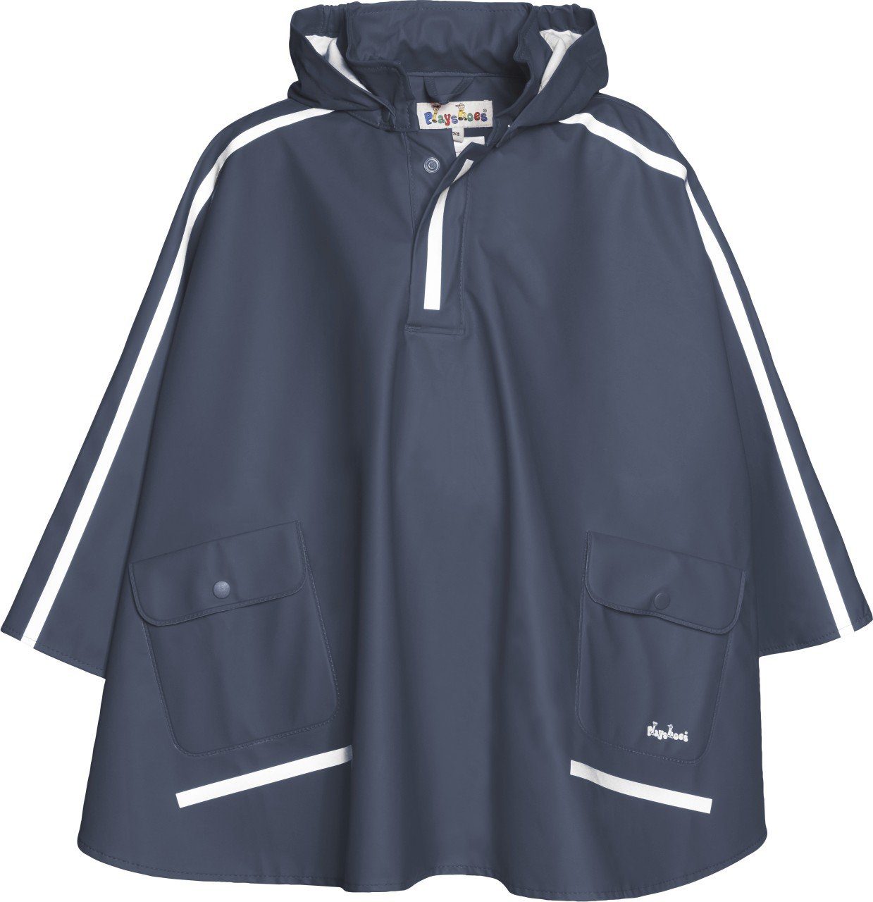 Playshoes Regenponcho Regen-Cape langer Rücken Marine