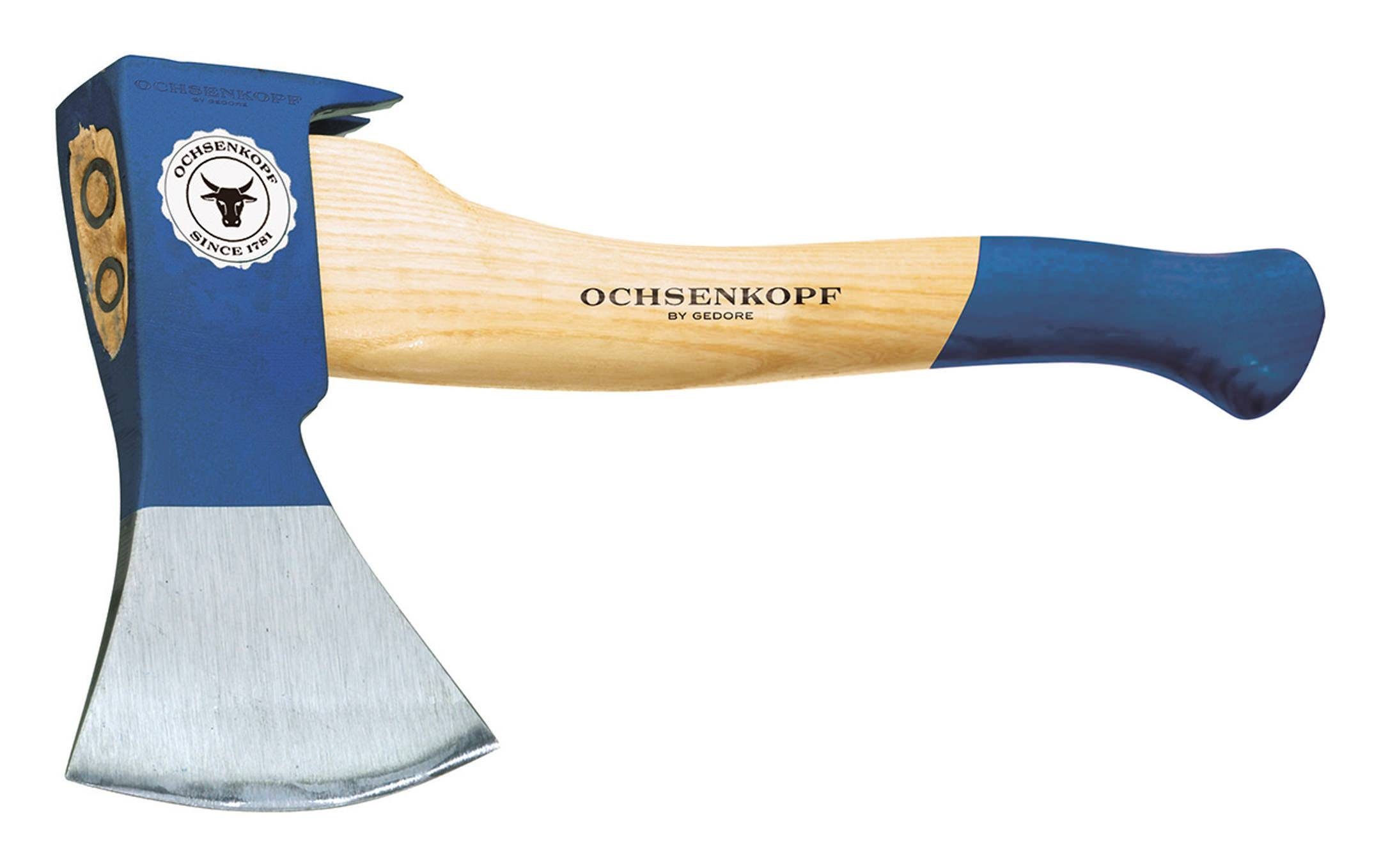 OCHSENKOPF Beil, Zimmermannsbeil 2-ballig 1100g Hickory