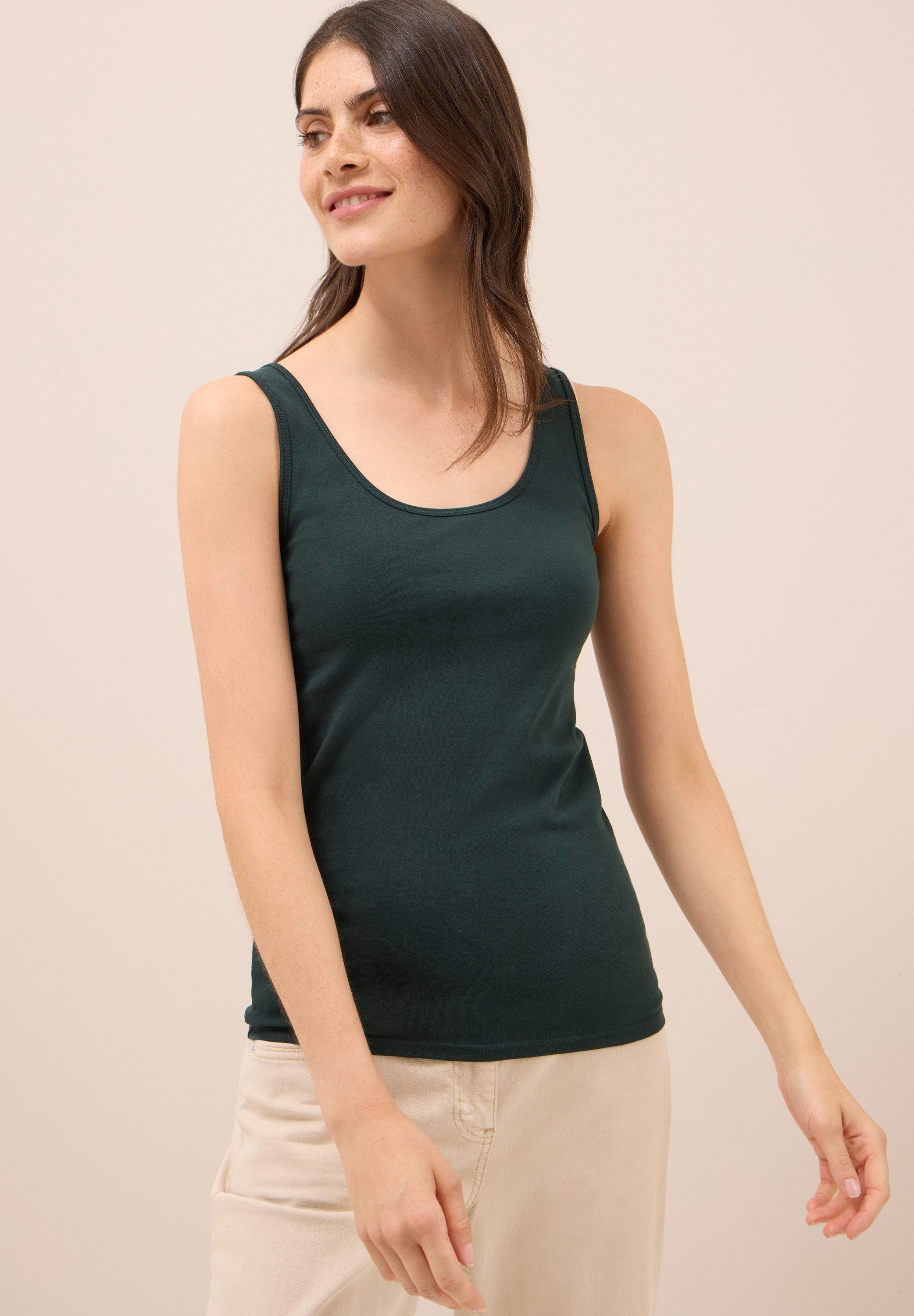 CECIL Shirttop Style Linda in Unifarbe