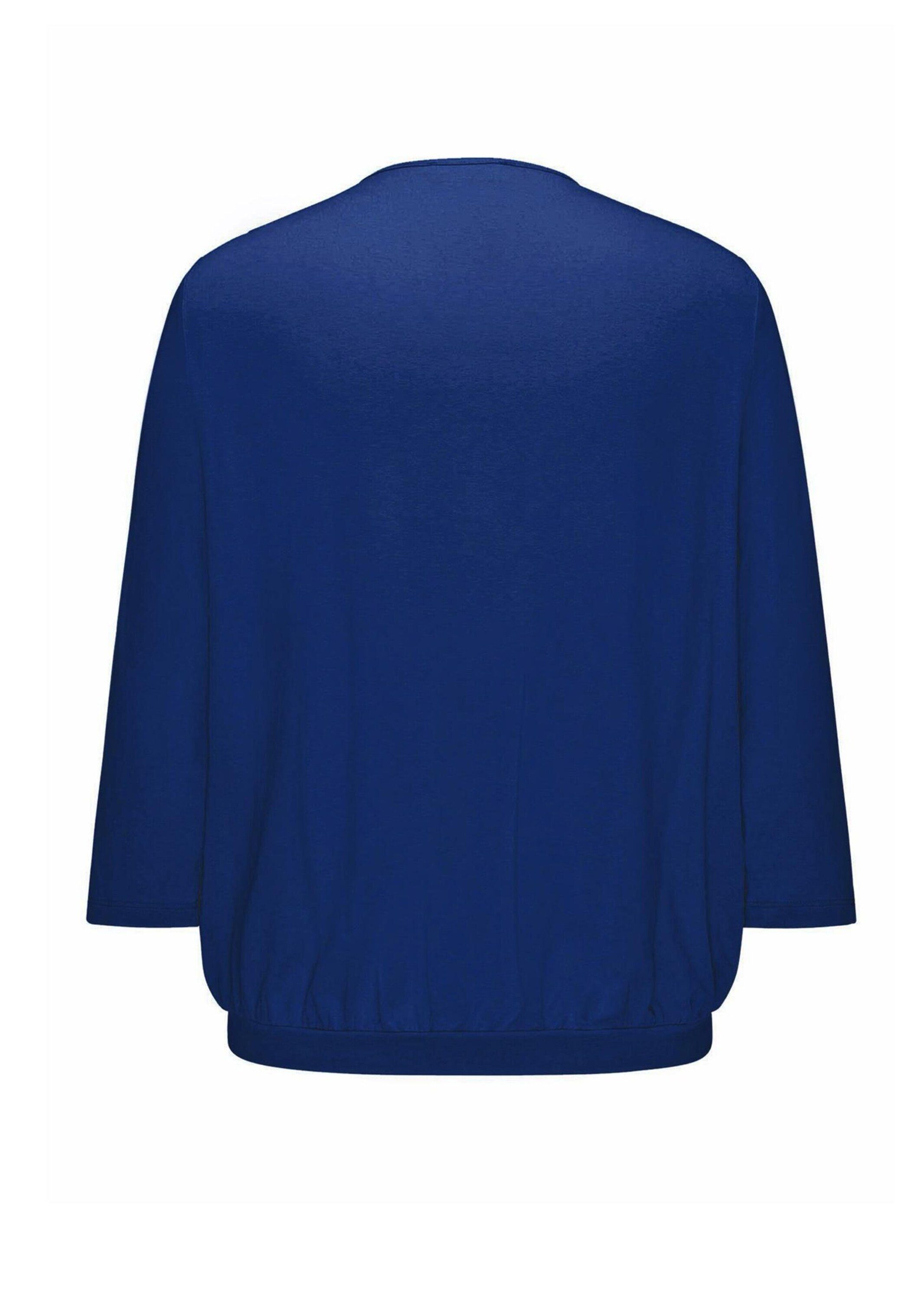 GOLDNER Shirtbluse Chiffon-Shirt mit 3/4-Arm, Rundhals günstig online kaufen