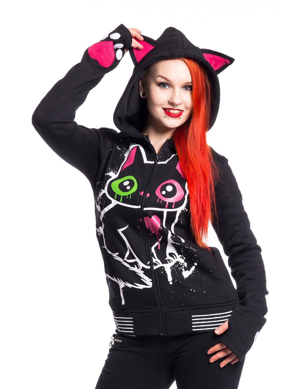 Cupcake Cult Kapuzensweatshirt Kapuzenjacke Kitty Mase günstig online kaufen