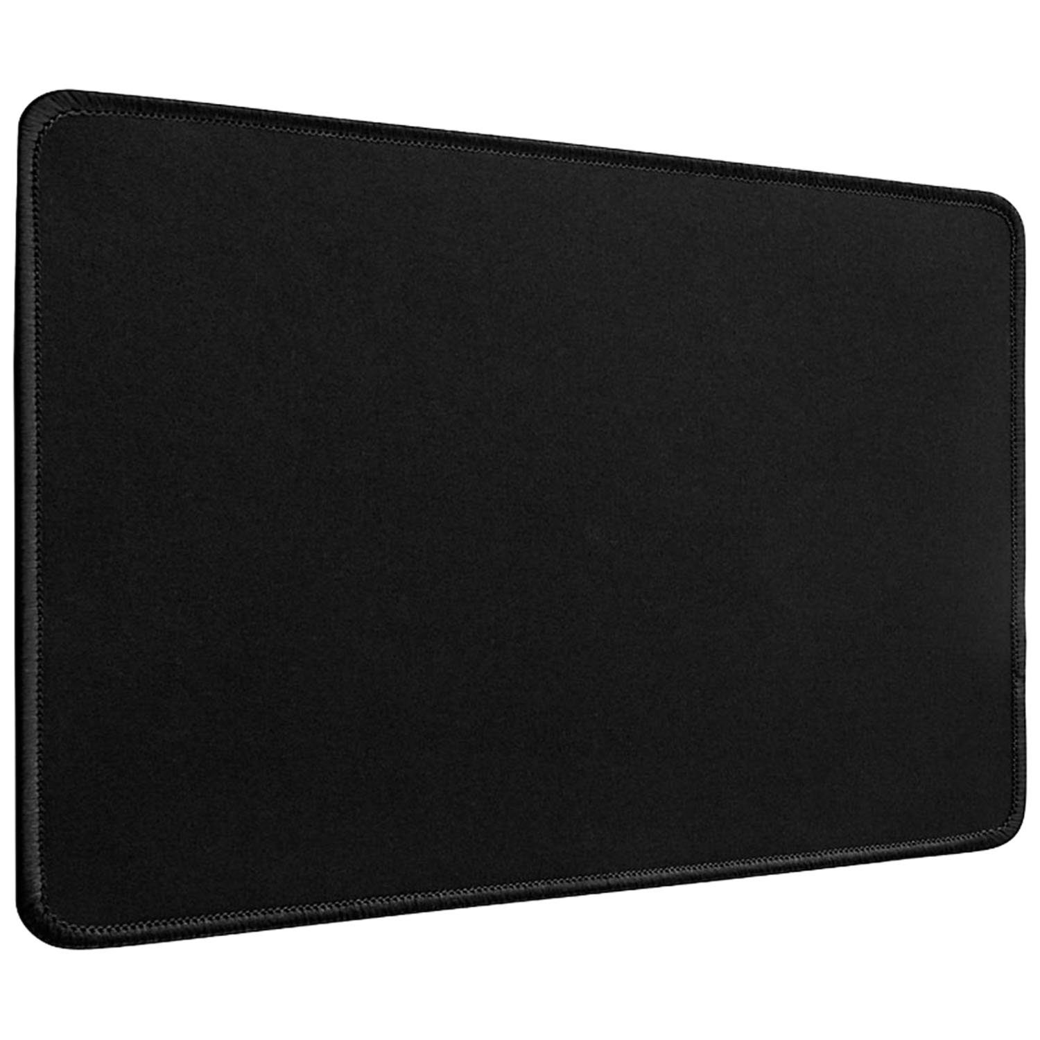 LIEVD Mauspad Gaming Mauspad Schwarz 2 Größen (XXL 900 x 400 mm) & M (280x200mm) Schreibtischunterlage Mousepad rutschfest für verbesserte Geschwindigkeit & Präzision