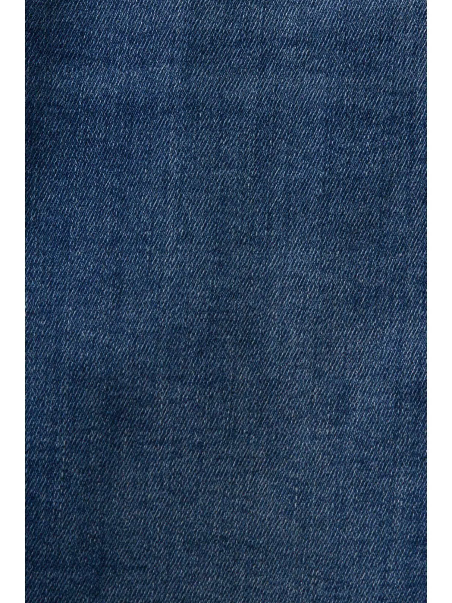 Esprit 7/8-Jeans Bootcut mit Cropped-Länge in Jeans Bund niedrigem