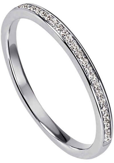 JOBO Diamantring Ring mit 29 Diamanten, 585 Weißgold