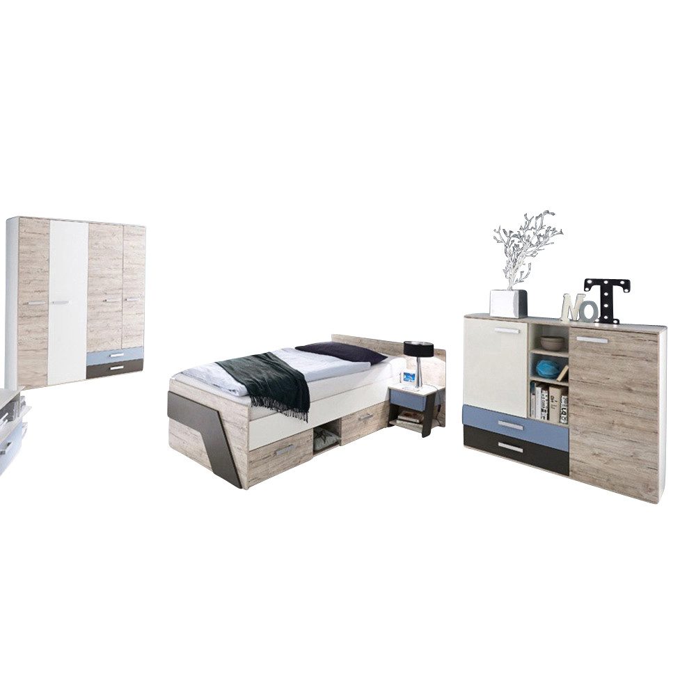 Lomadox Jugendzimmer-Set LEEDS-10, (Sparset, 4-tlg), 4-teilig günstig online kaufen