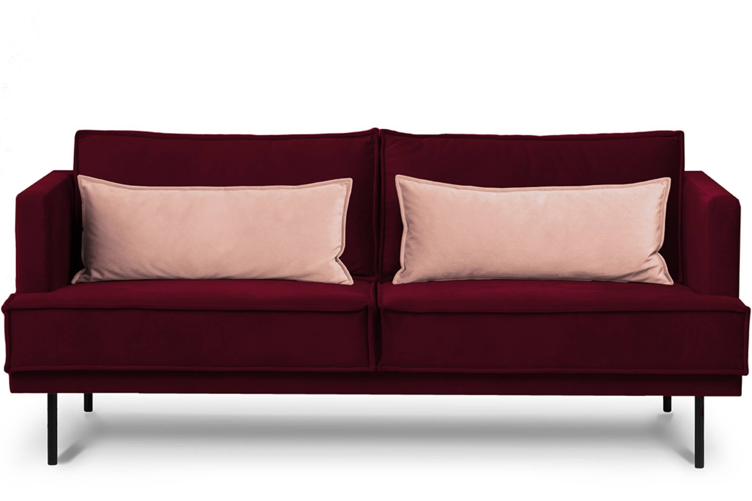 Konsimo 3-Sitzer GANZO Sofa 3-Personen, Wohnzimmersofa, mit Zierkissen, Loft-Stil