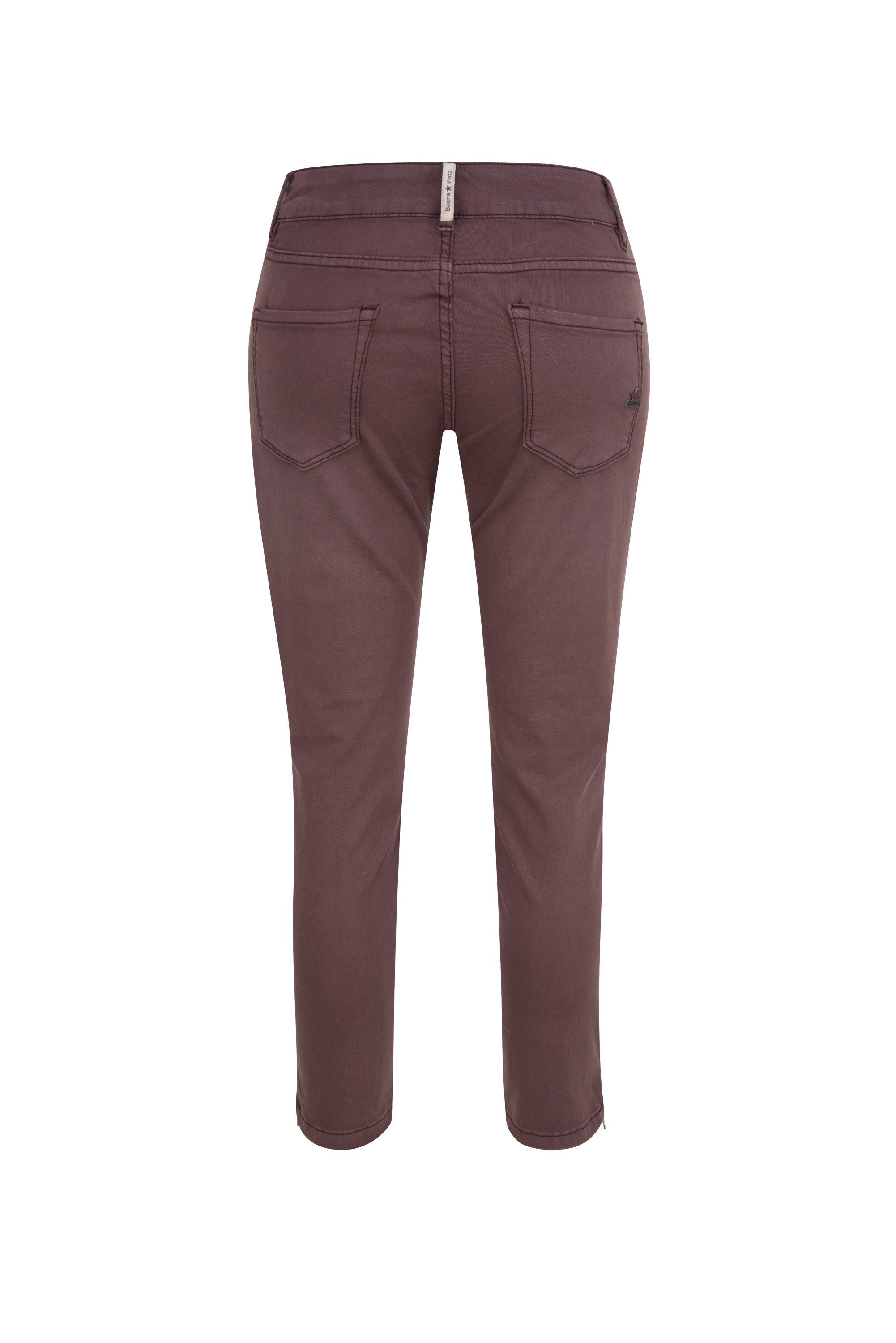 Buena Vista Stretch-Jeans BUENA VISTA ITALY V 7/8 aubergine 2107 J5311 4141 günstig online kaufen