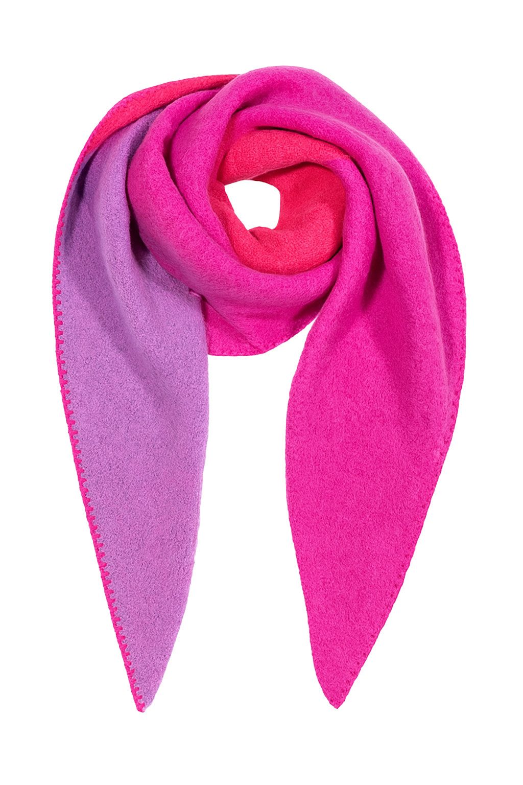 Faera Modeschal Modern mit Kontrastnaht, (1-St), 9429 in Pink günstig online kaufen