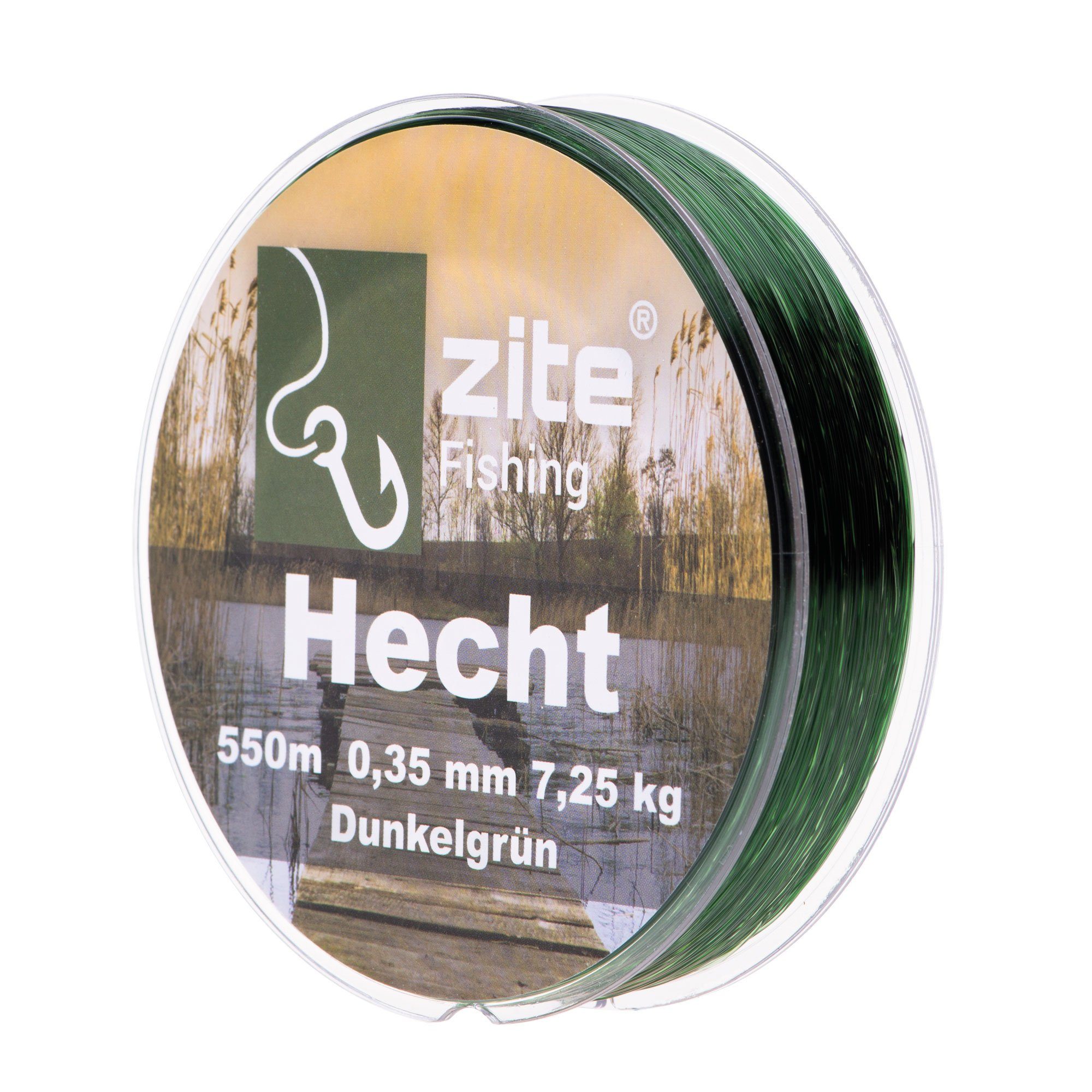 Zite Angelschnur 0,30mm 550m - Hechtschnur Ansitzangeln & Spinnfischen - Nylonschnur