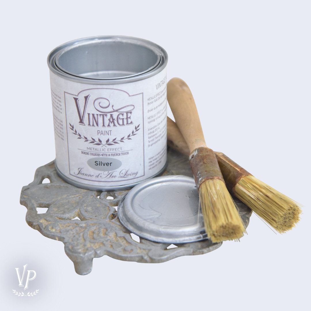 Vintage Paint Kreidefarbe Vintage Paint Metallic Gold In/Outdoor 200 ml Kreidefarbe ECO LABEL, Spritzarm, Umweltfreundlich, Farbecht, ECO Label