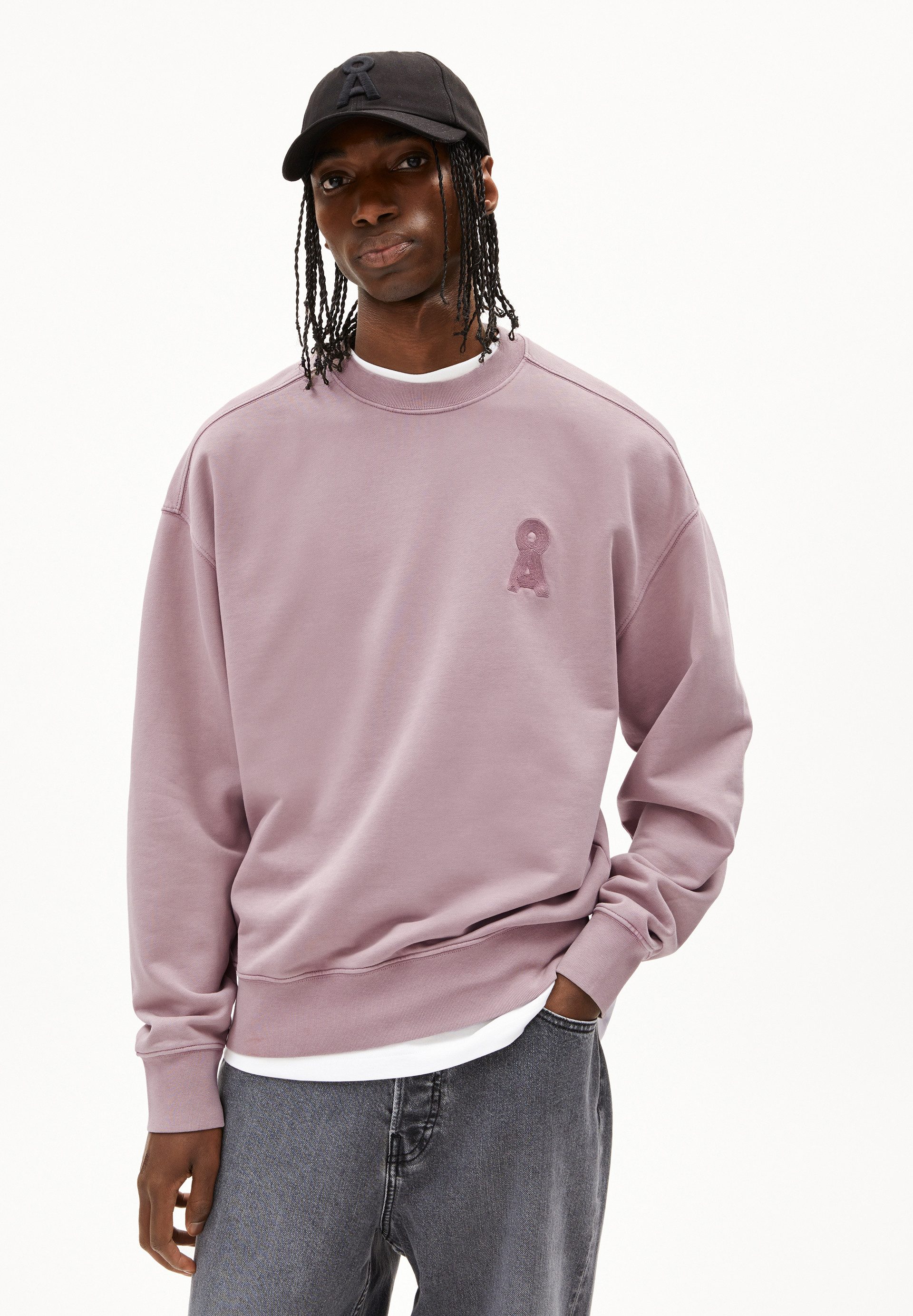 Armedangels Sweatshirt ICONIC Å EMAAL GMT DYE Relaxed Fit