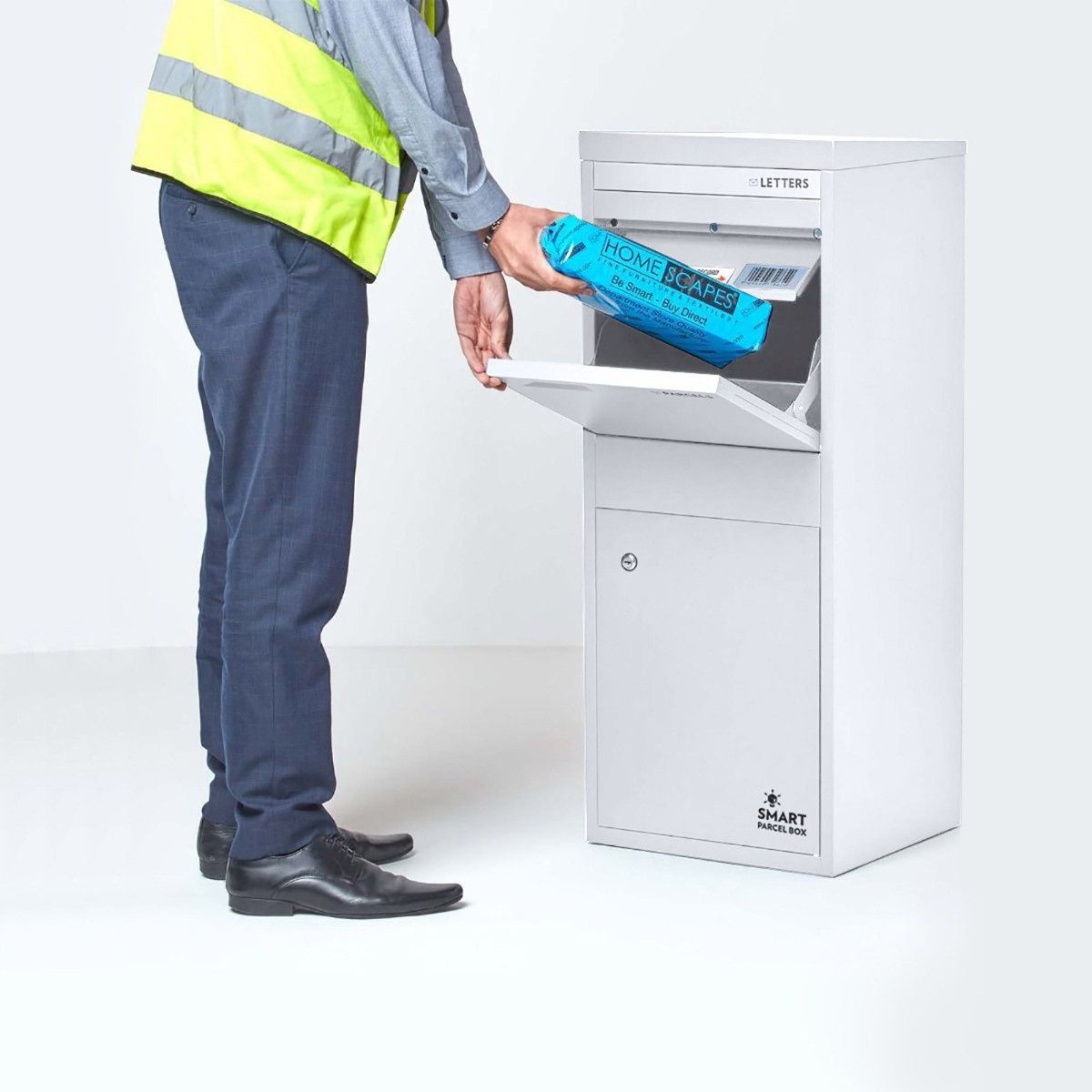 Smart Parcel Box Paketbriefkasten Großer Paketbriefkasten, Entnahme hinten günstig online kaufen