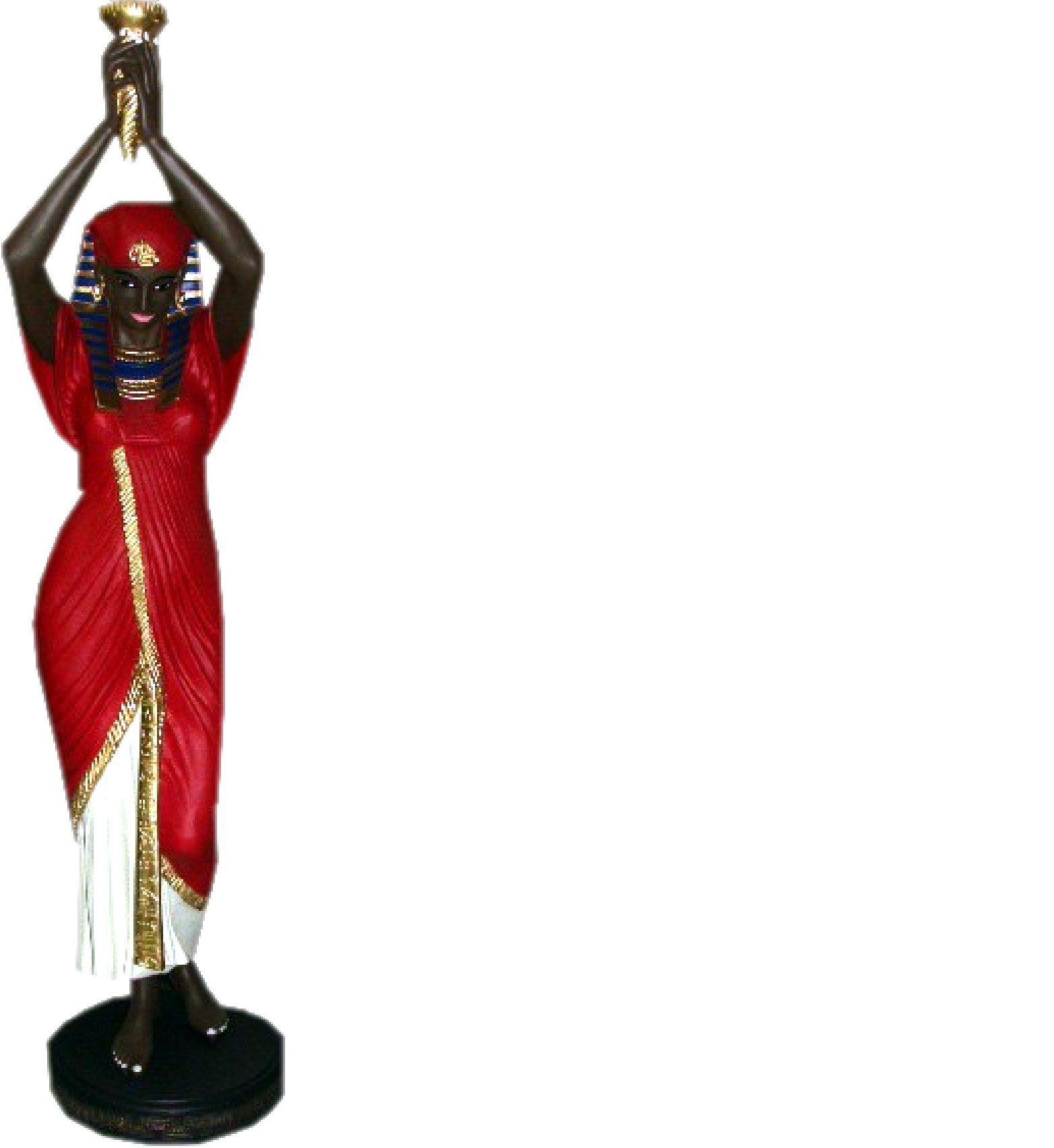 Frau Skulptur Stehleuchte Figur Steh JVmoebel Design Leuchten Steh Ägptische Lampe