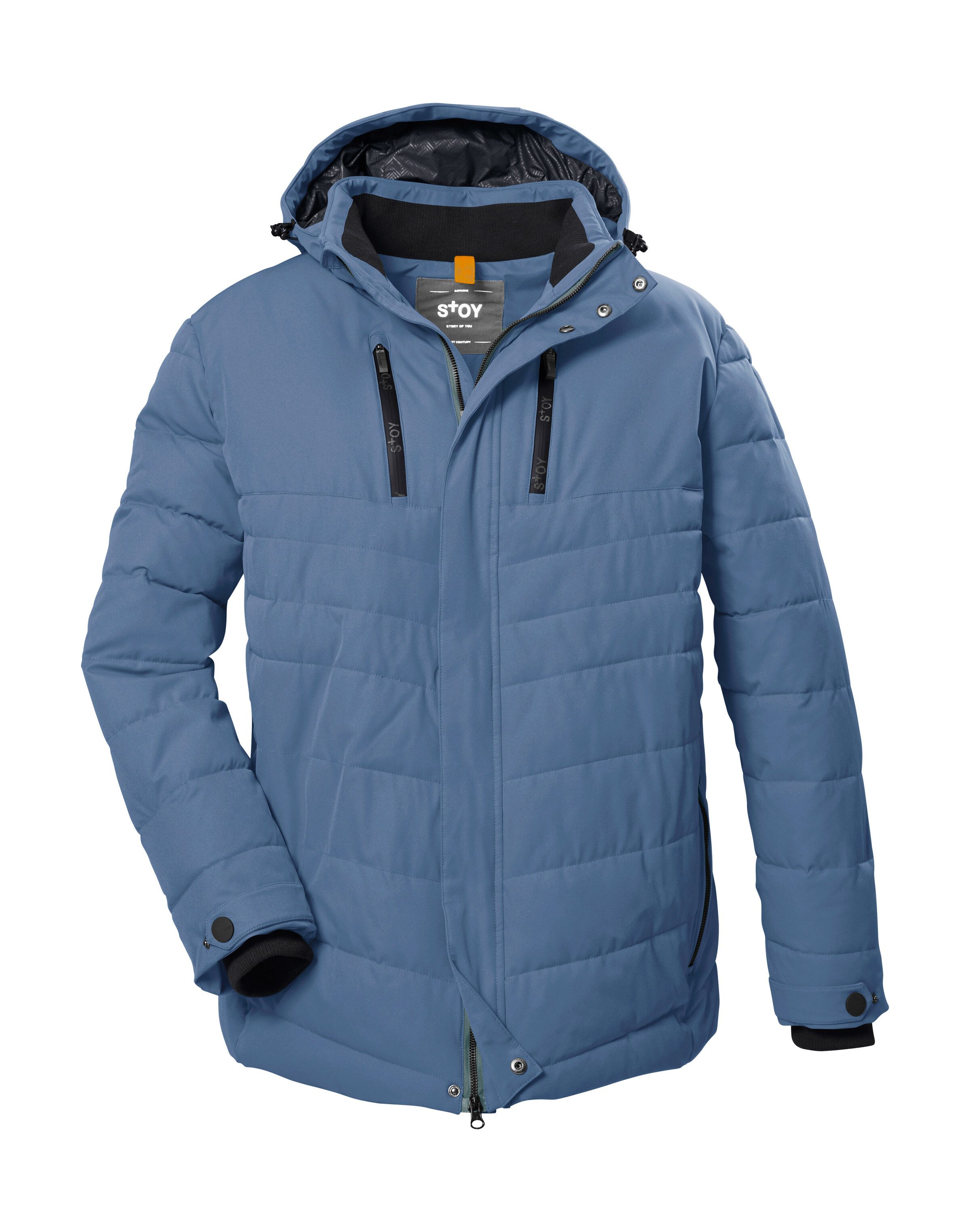 STOY Steppjacke STW 6 MN QLTD JCKT Atmungsaktive, wasserabweisende Steppjacke mit abnehmbarer Kapuze