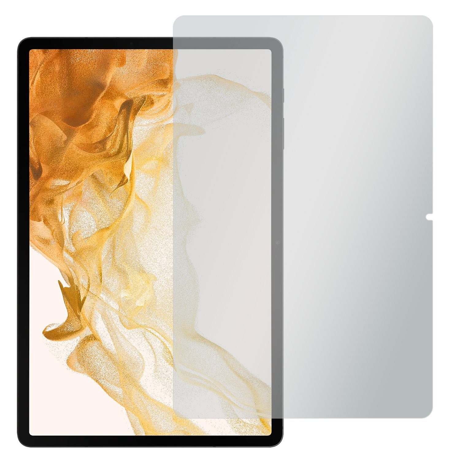 SLABO Schutzfolie 2 x Displayschutzfolie No Reflexion, Samsung Galaxy Tab S8+ S8 Plus (5G Wi-Fi) (SM-X806B / SM-X800N)