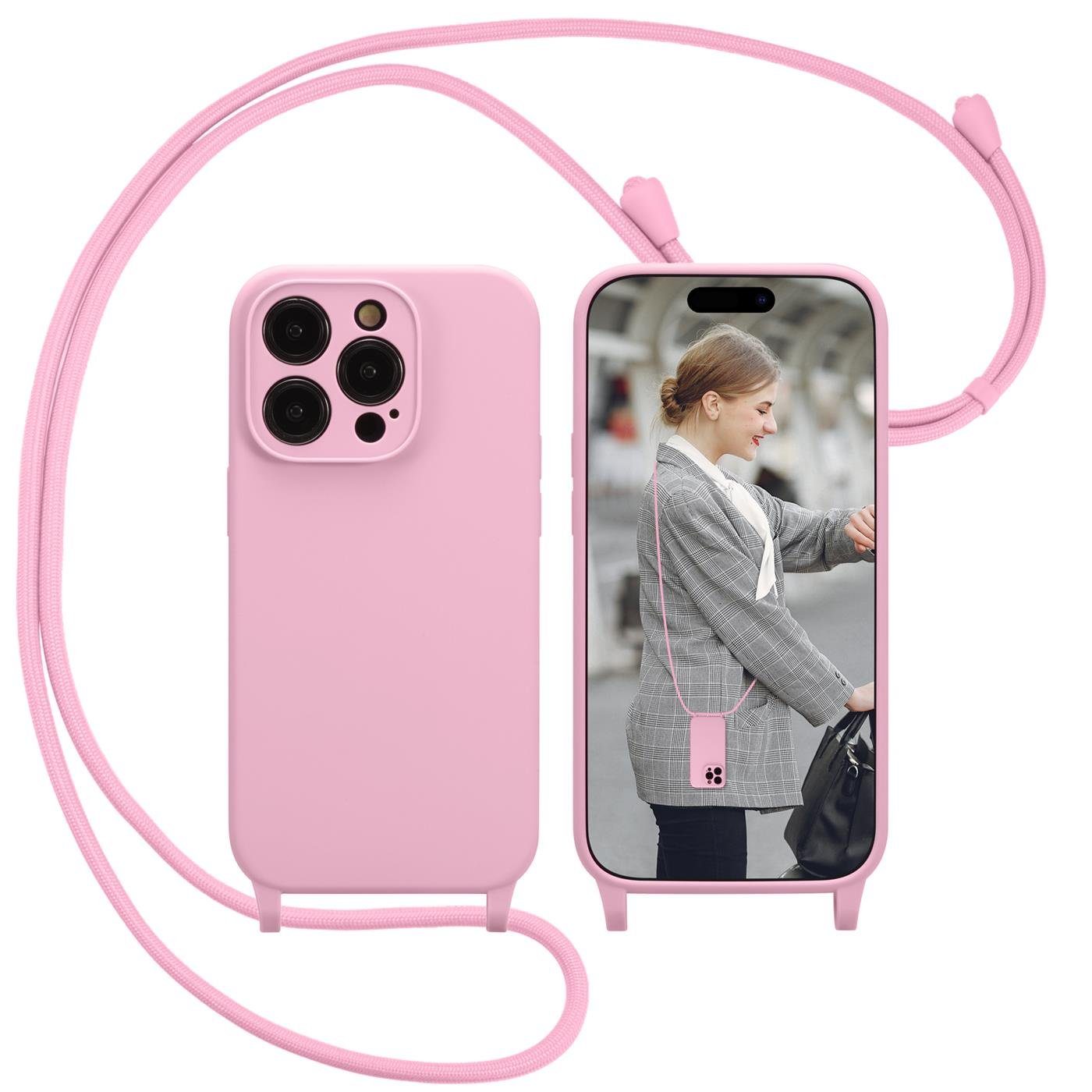CoolGadget Handykette Premium Handyhülle mit verstellbarer Handykette für iPhone 12 Pro Max 6,7 Zoll, Hülle zum Umhängen Kette, Ideal für Festival- und Outdoor-Enthusiasten