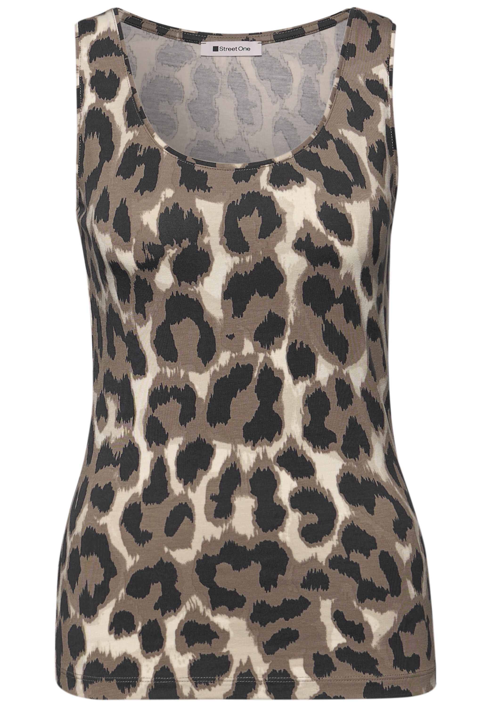 STREET ONE Tanktop mit Leo-Muster