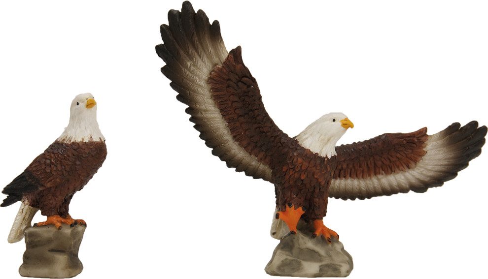 FADEDA Tierfigur 2x FADEDA Adlerpärchen, Höhe in cm: 7,5