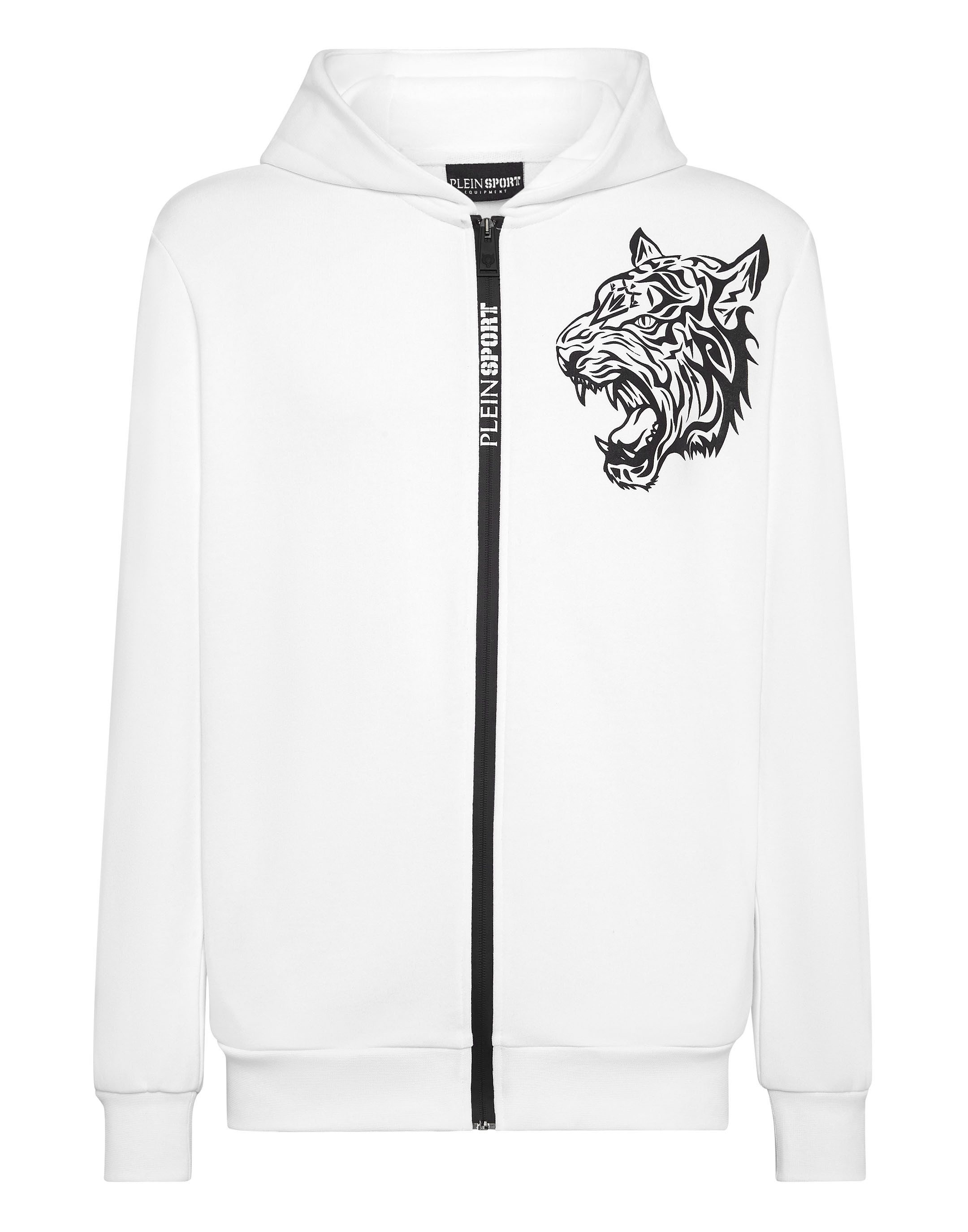 PLEIN SPORT Kapuzensweatjacke Sweatjacke mit Kapuze günstig online kaufen