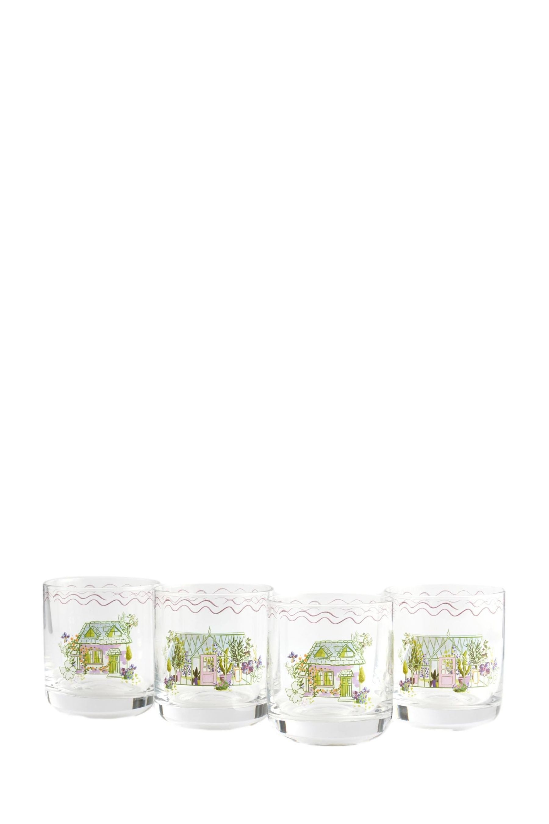 Next Tumbler-Glas 4er-Set Tumbler-Gläser, Häuser, 1-tlg., Glas