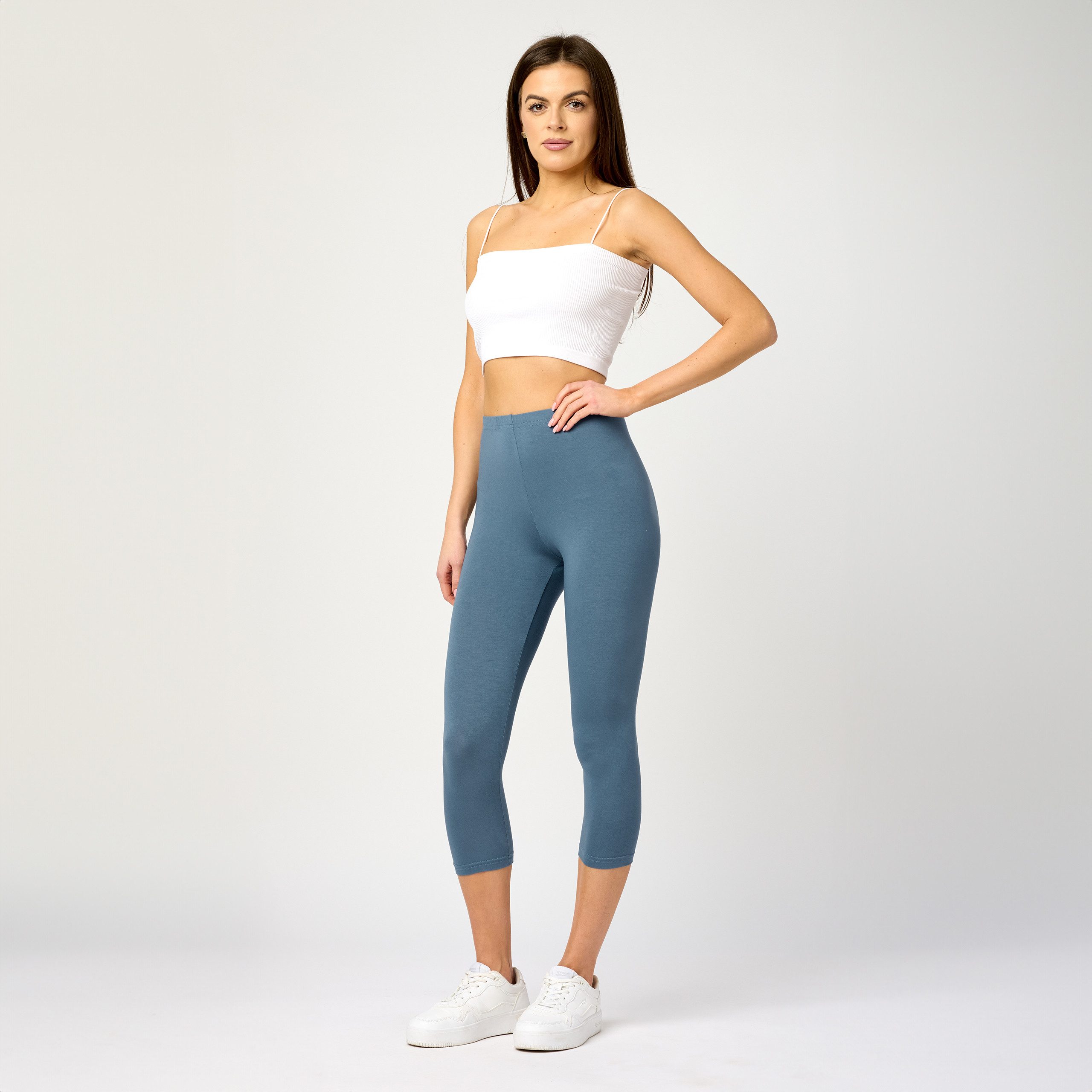 Merry Style Leggings Damen Caprihose 3/4 Hose MS10-144 (1-tlg) aus Viskose günstig online kaufen