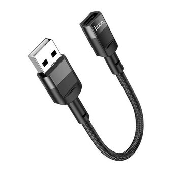 HOCO Adapter USB (Stecker) auf Typ C (Buchse) U107 10cm schwarz USB-Adapter