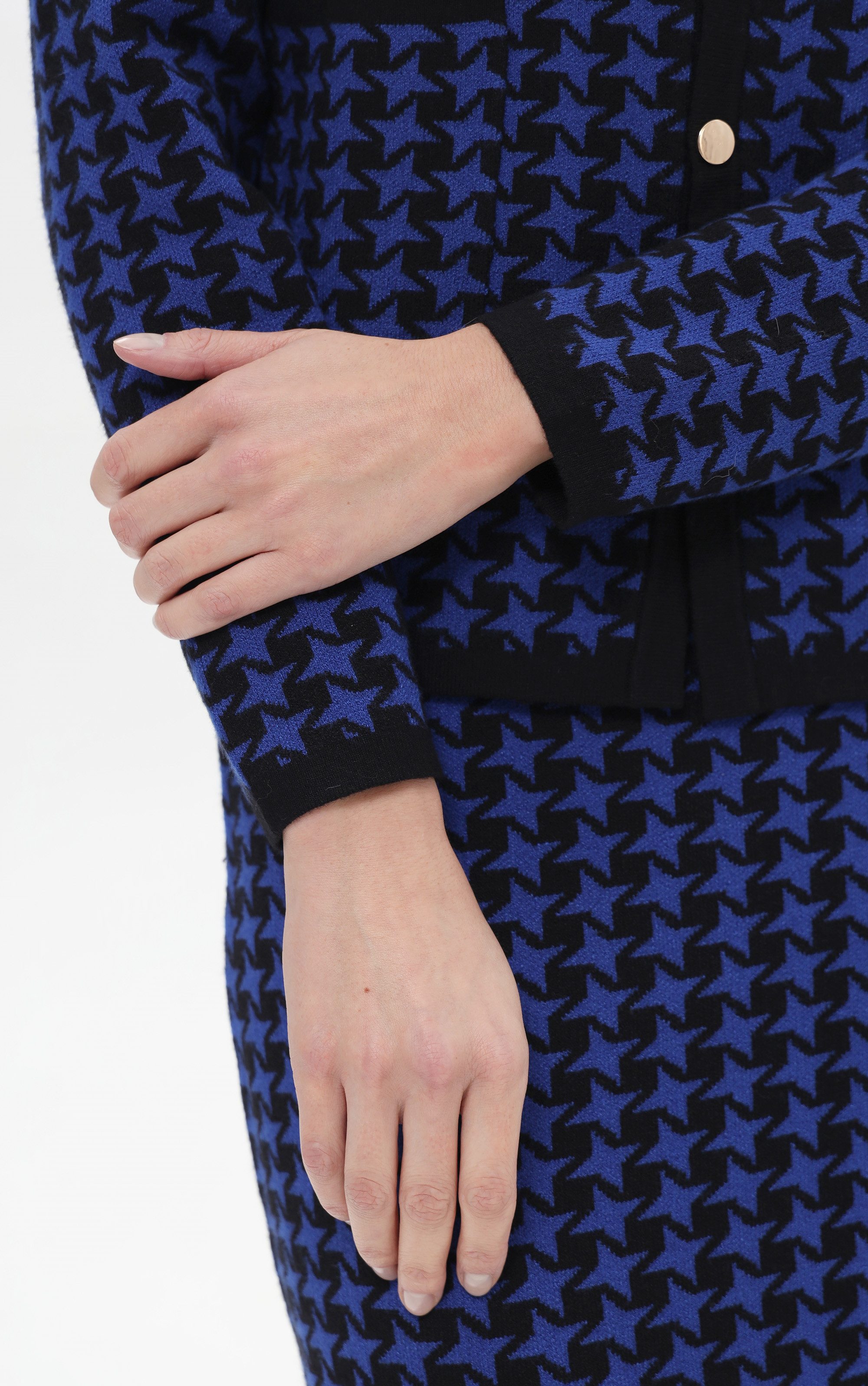 Passioni Cardigan mit Hahnentrittmuster – Bild 3 von 3