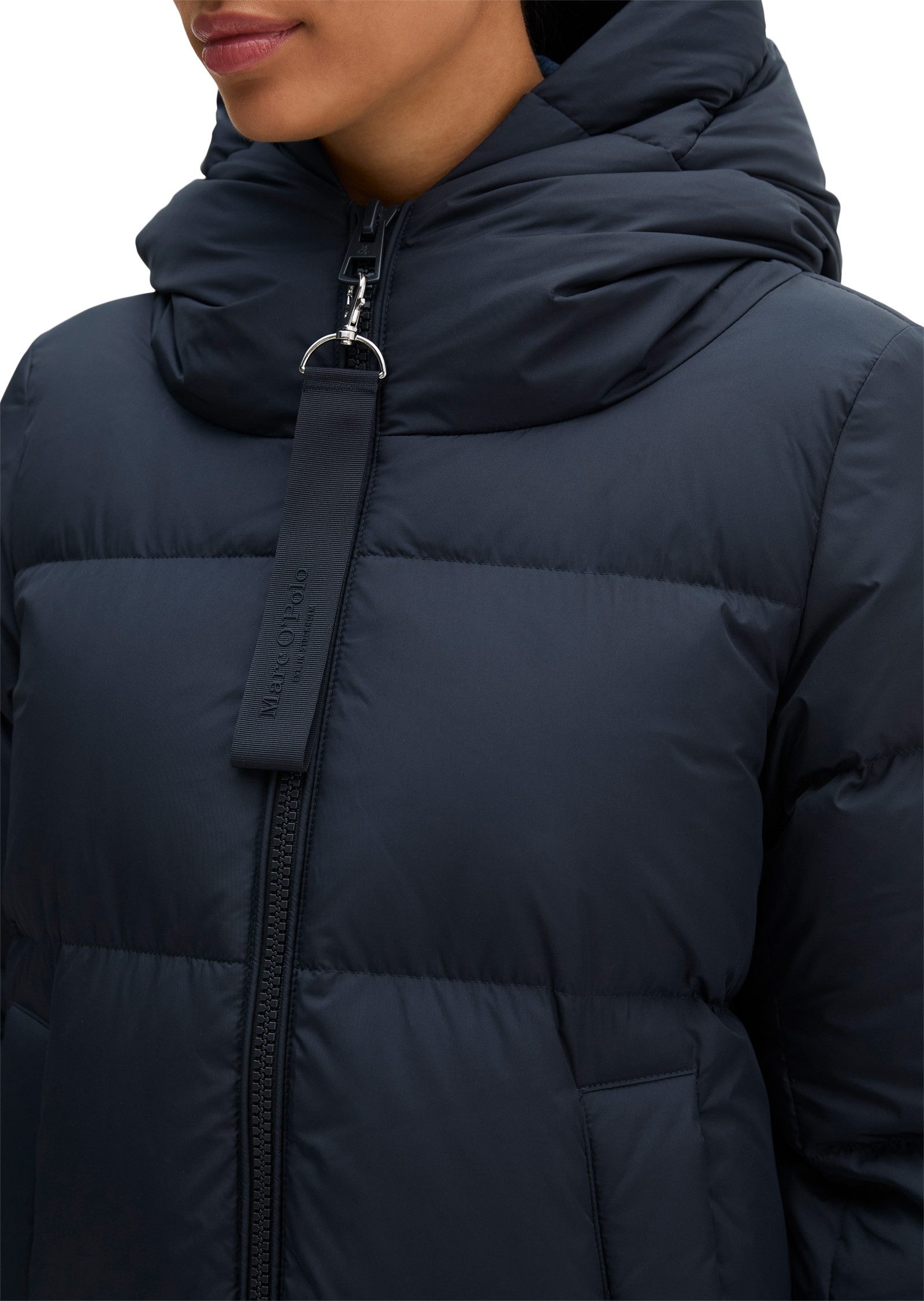Marc O'Polo Daunenmantel mit 2Way-Zip und seitlichen Reißverschlüssen – Bild 3 von 5