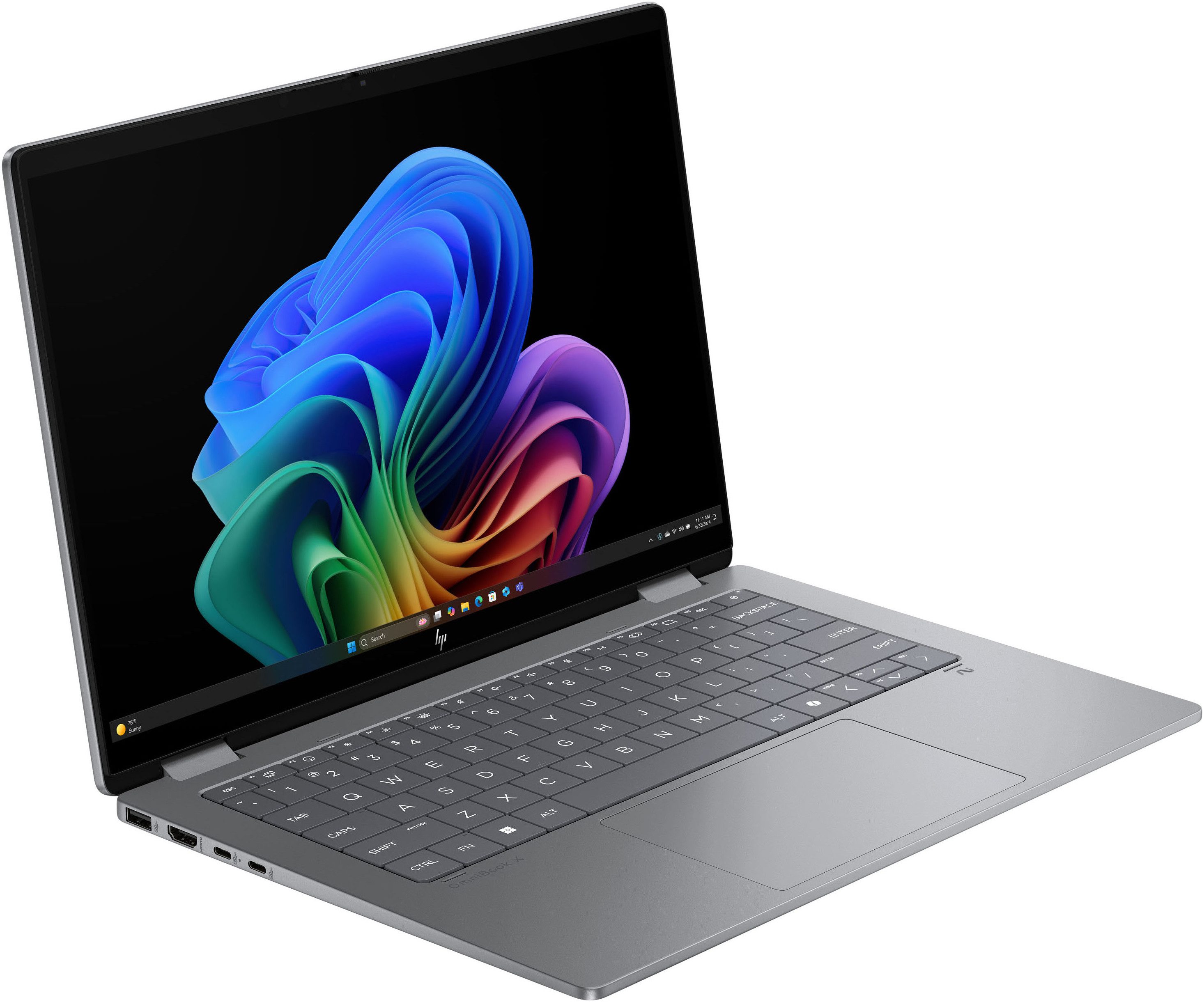 HP OmniBook X Flip 14-fm0272ng Convertible Notebook (35,6 cm/14 Zoll, Intel Core Ultra 7 258V, ARC, 32 GB, 1000 GB SSD)