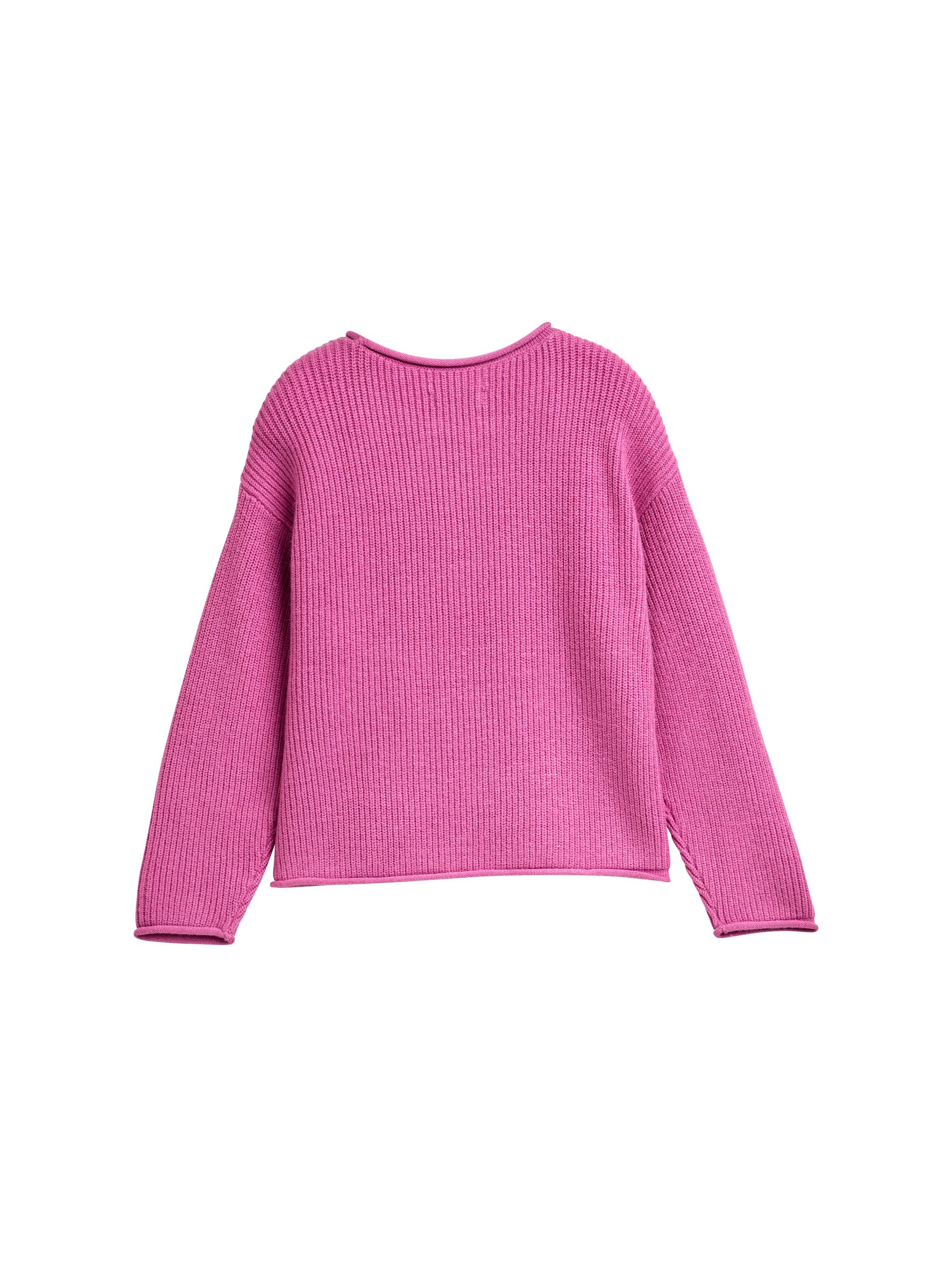 TOM TAILOR Jacquardpullover mit Streifen Muster