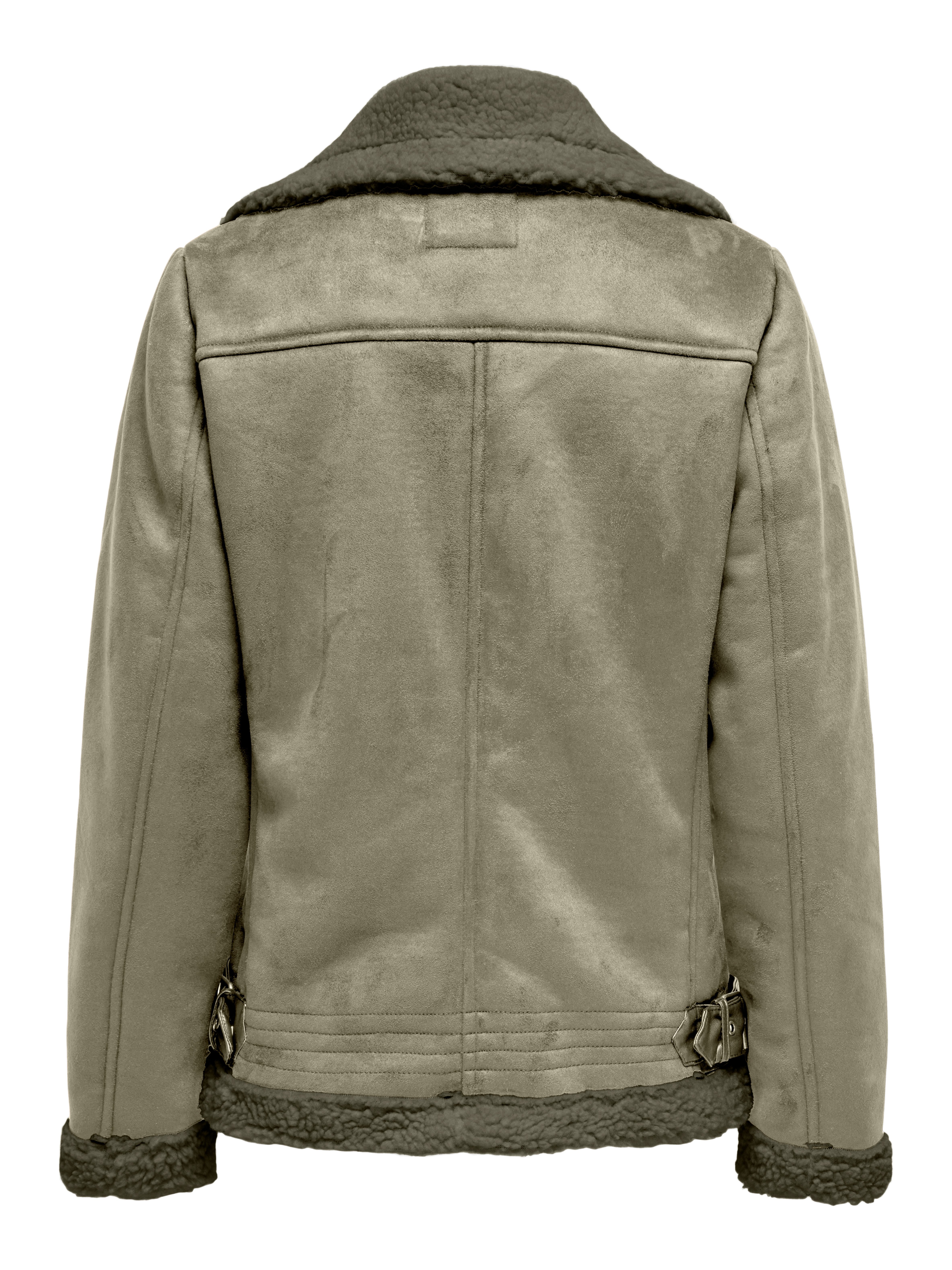 ONLY Lederimitatjacke ONLNEWDIANA AVIATOR JACKET CC OTW – Bild 4 von 4