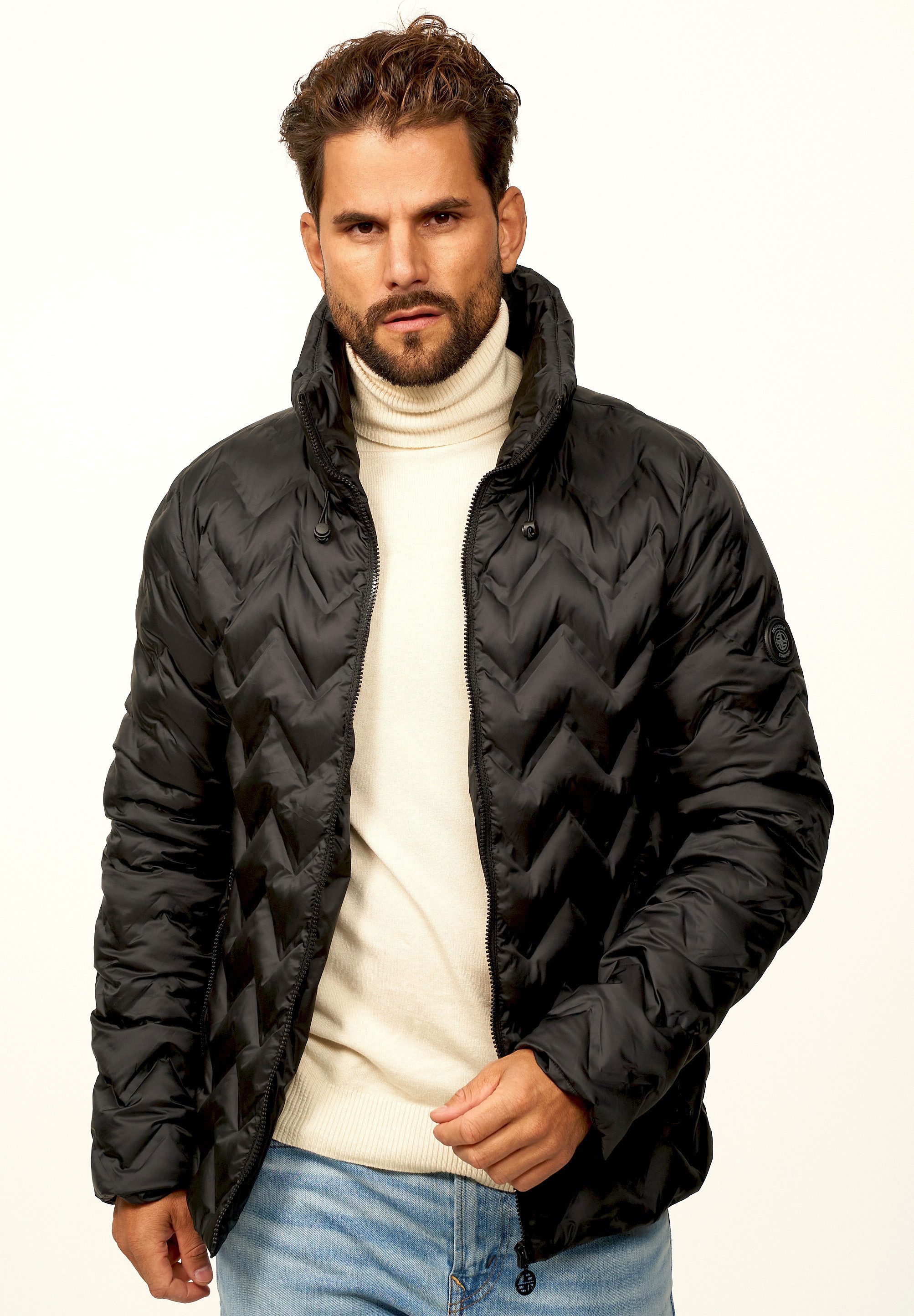 SOULSTAR Steppjacke mit Stehkragen als Winterjacke Pufferjacke Herren Outdo günstig online kaufen