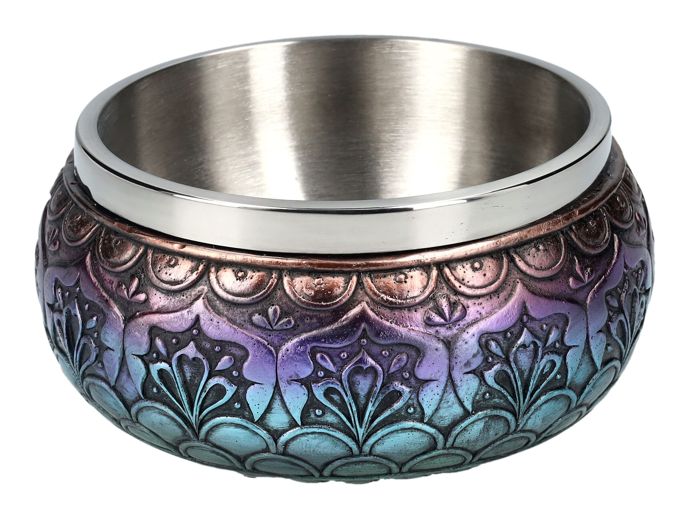 Figuren Shop GmbH Dekoschale Schale - Mandala - magische Dekoration Dekoschale Futterschale