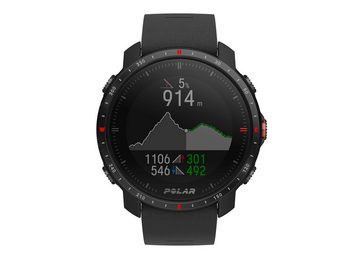 Polar GRIT X PRO TITAN Smartwatch (3,05 cm/1,2 Zoll, Proprietär), Titaneinfassung GPS Navigation 10 ATM
