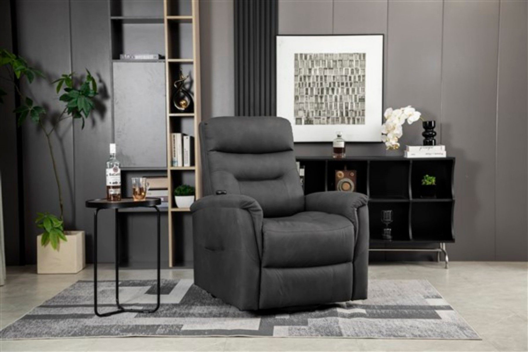 Happy Home Loungesofa Elektrisch verstellbarer Aufstehsessel Sofasessel Fernsehsessel