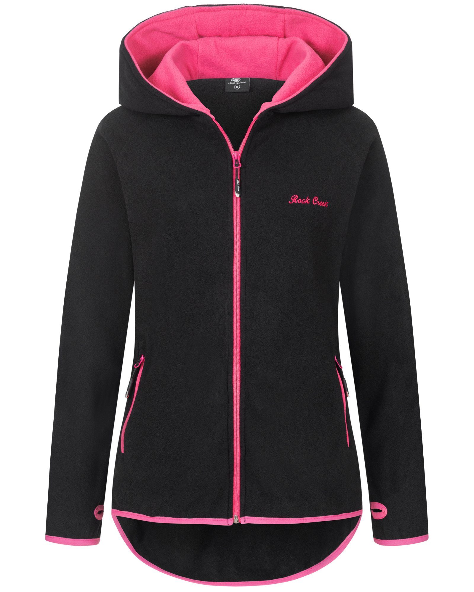 Rock Creek Fleecejacke Damen Fleecejacke Lang D-502