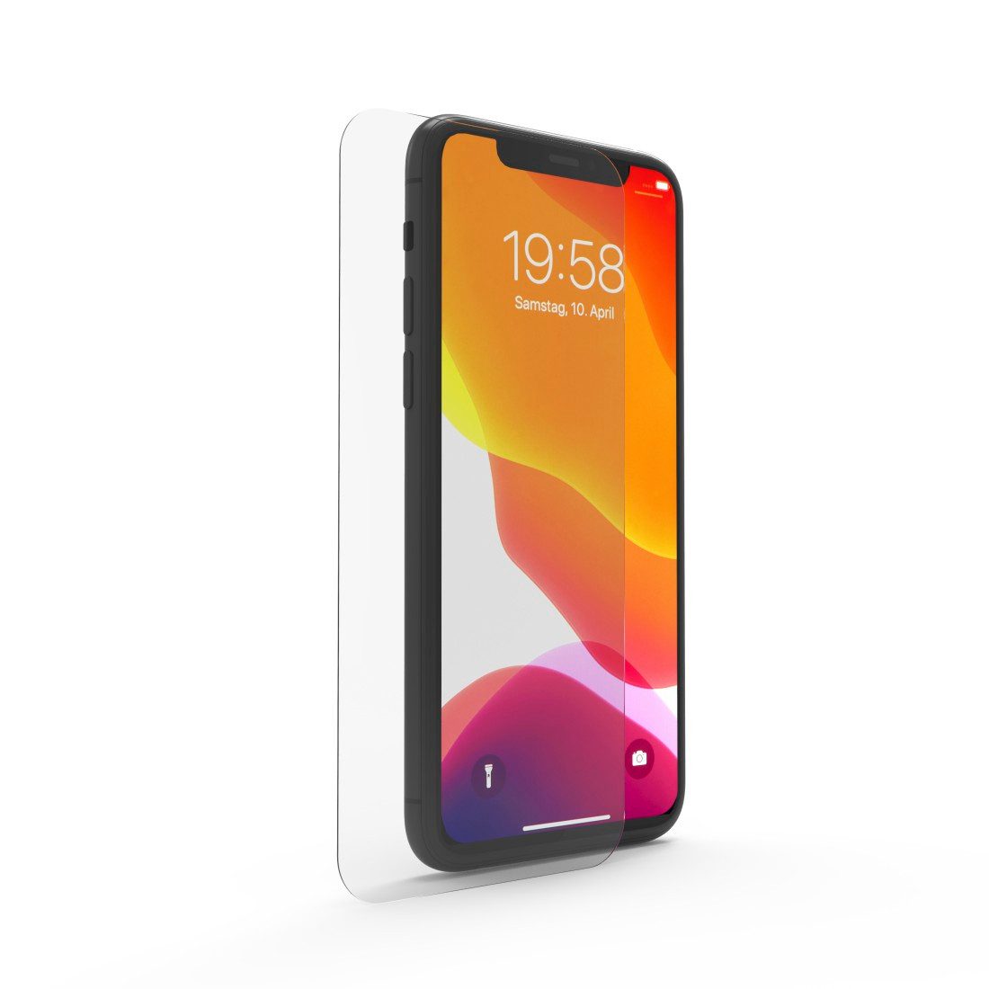 Hama Displayschutzglas Displayschutz für iPhone 11 (Panzerglas, ultraklar, Montagehilfe) für Apple iPhone 11