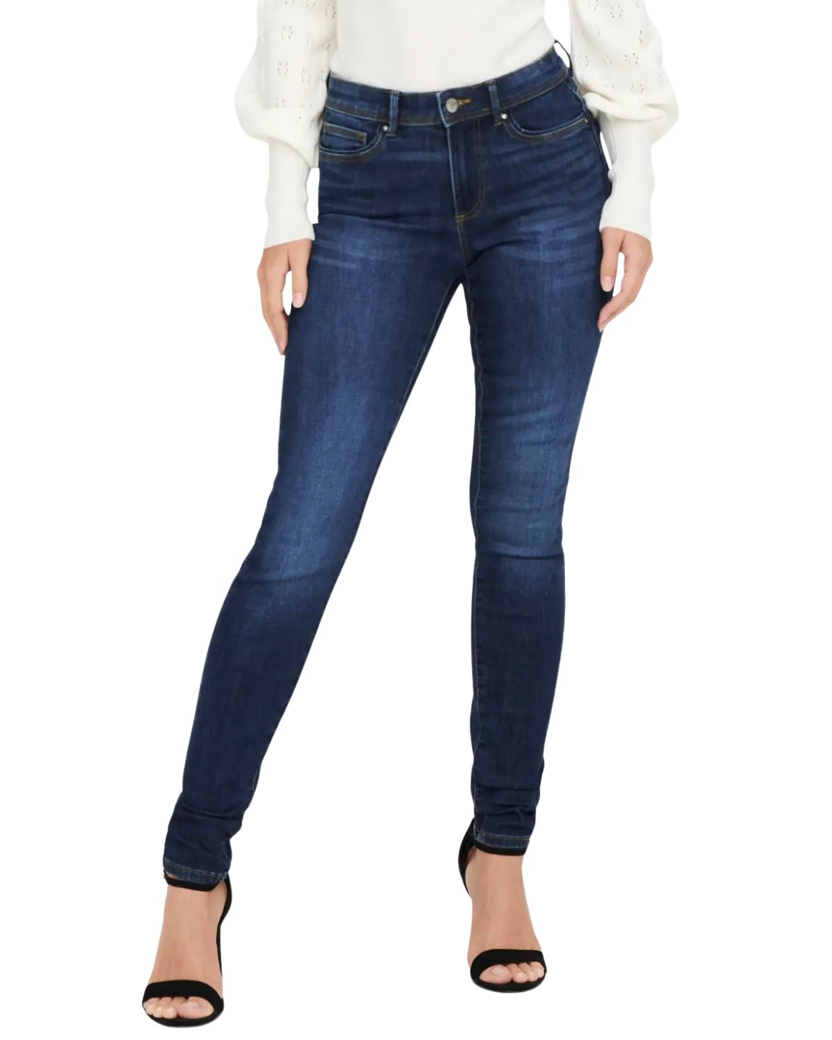 ONLY Skinny-fit-Jeans Mid Waist modern, enganliegend und zeitlos
