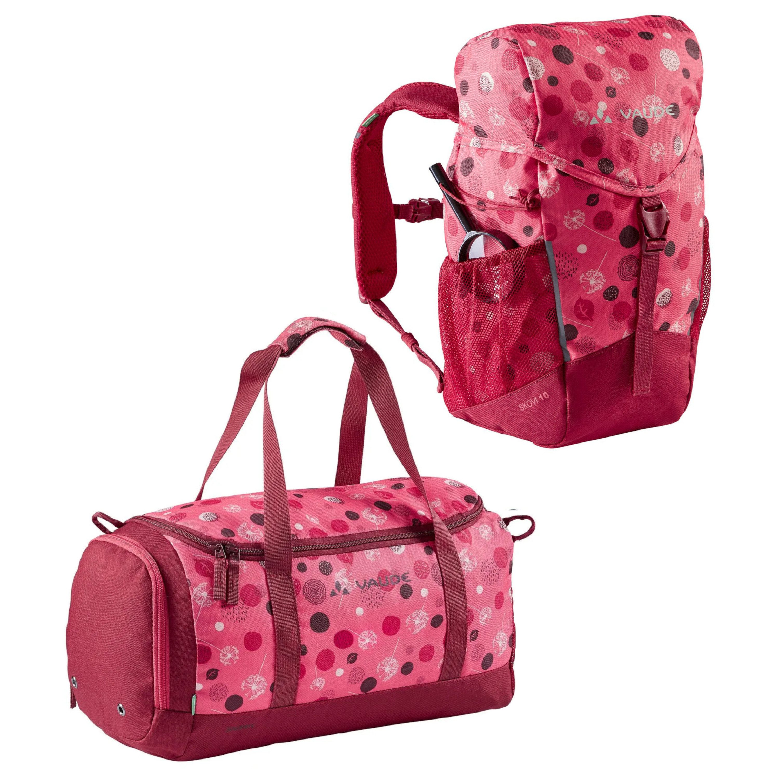 VAUDE Sporttasche Set für Kinder, mit Rucksack Skovi 10 + Snippy