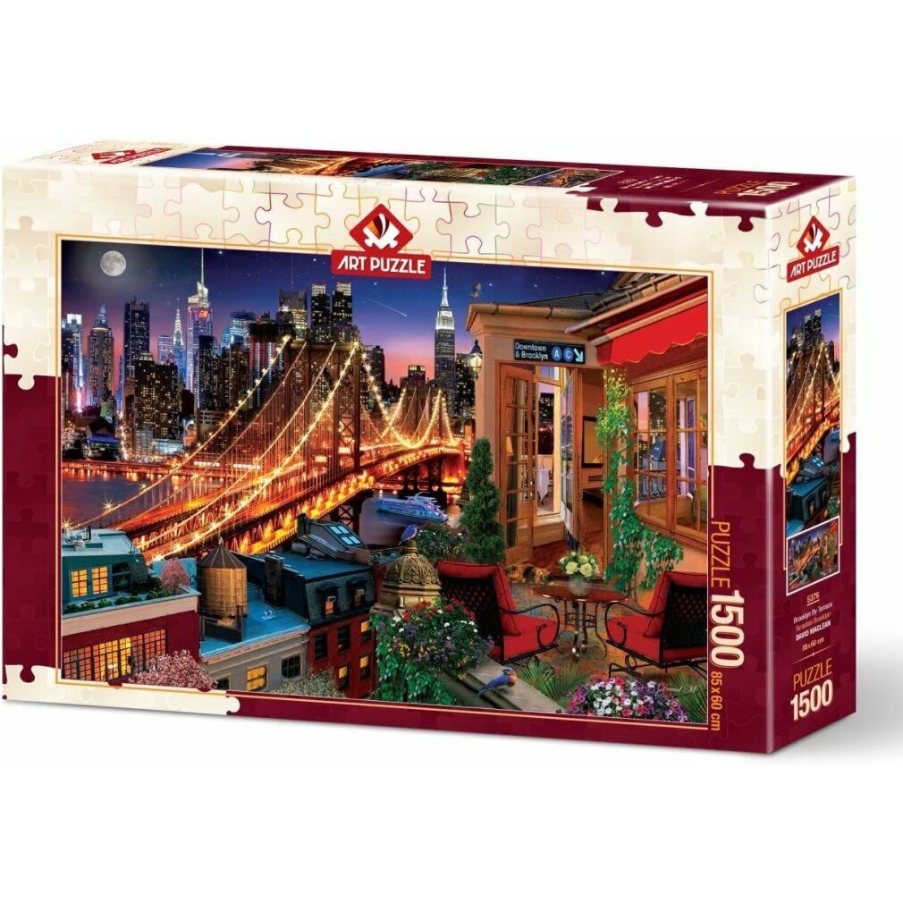 ART PUZZLE Puzzle Puzzle Brooklyn von der Terrasse 1500 Teile, Puzzleteile