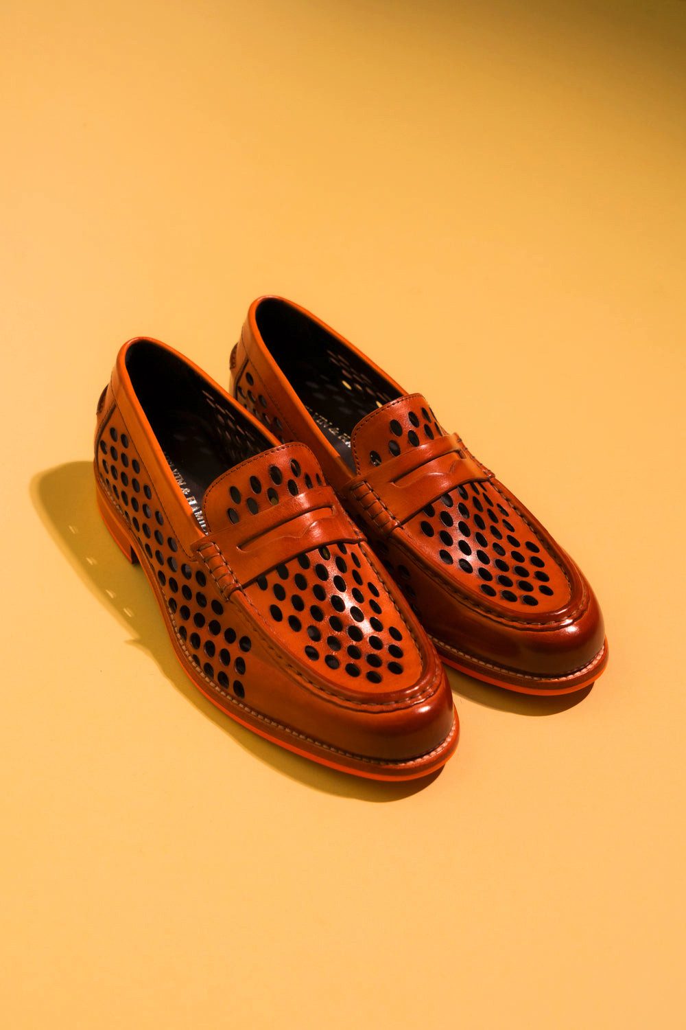Melvin & Hamilton Gianna 23 Leder-Loafers für Damen Loafer Flache Absätze, Echtes Leder, Vegetabile Gerbung