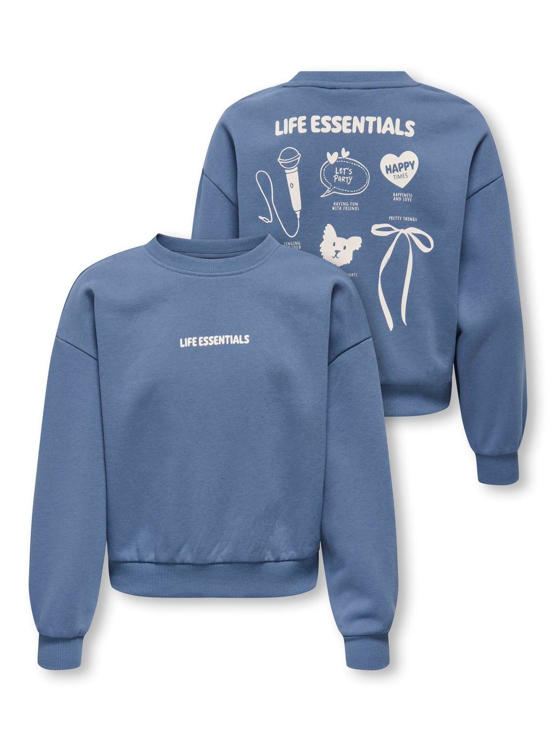 KIDS ONLY Sweatshirt Kogsabina School L/S O-Neck Printed Swt – Bild 3 von 4